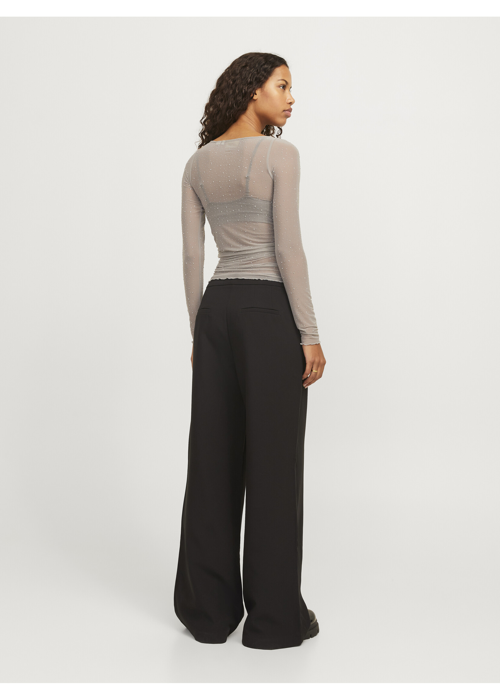 JJXX JXKIA LS SHINE TOP - GRAY
