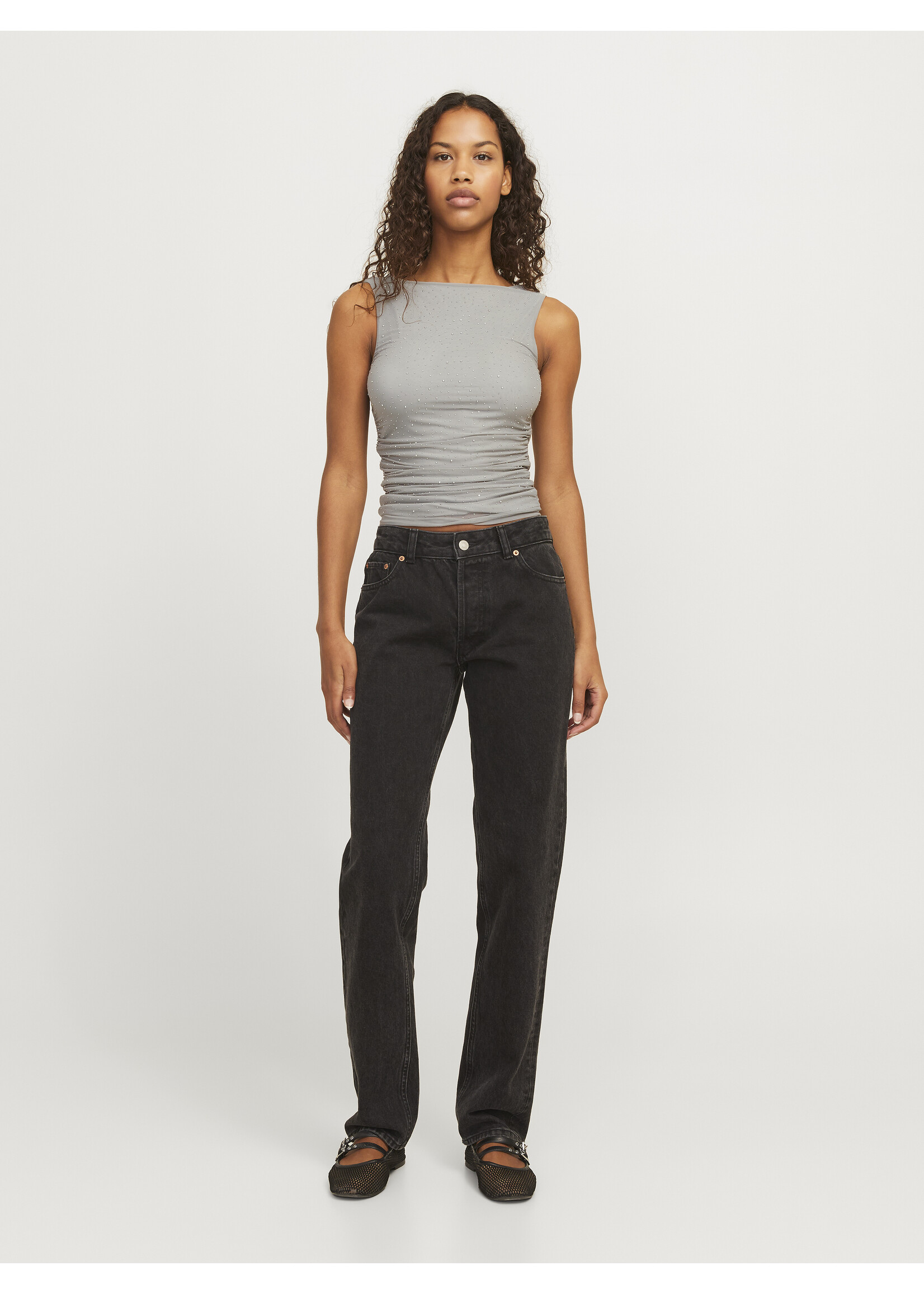 JXKIA SHINE REVERSIBLE TOP - GRAY