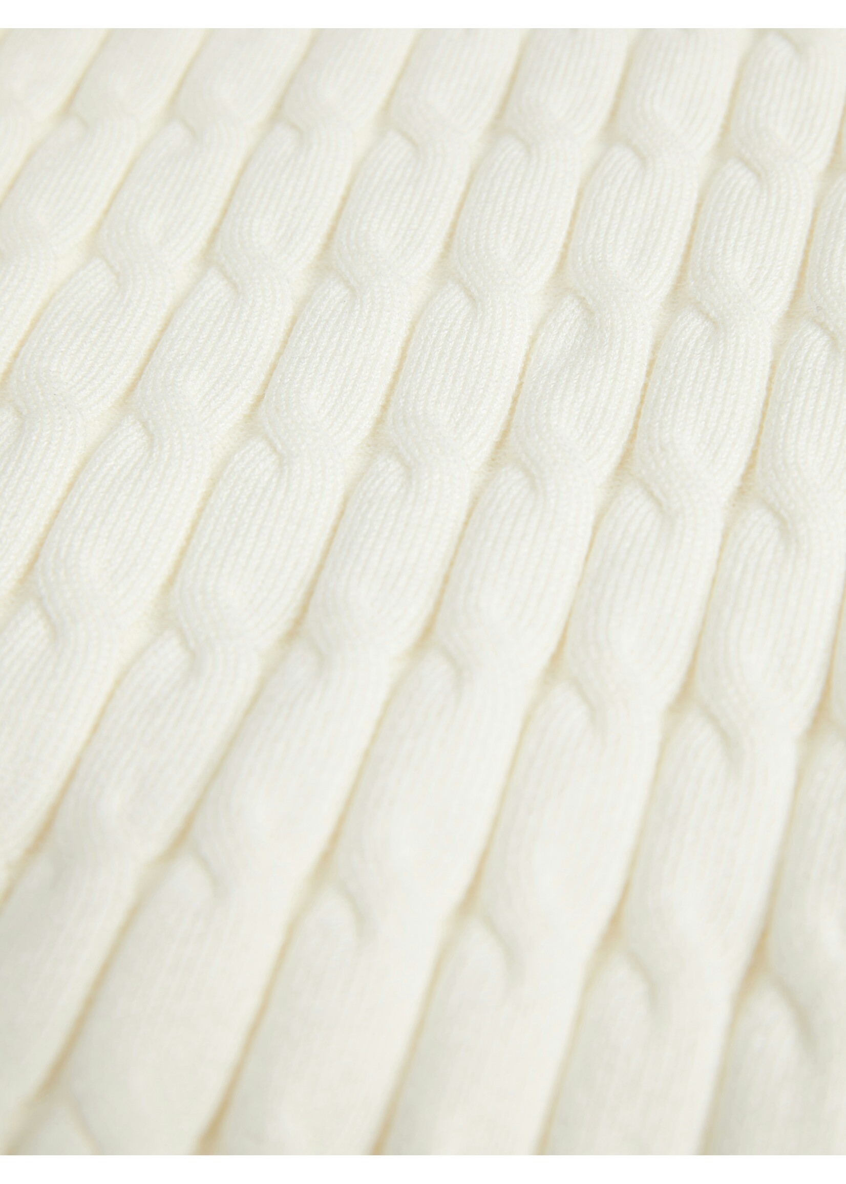 JXCARA CABLE CREW NECK KNIT - VANILLA ICE