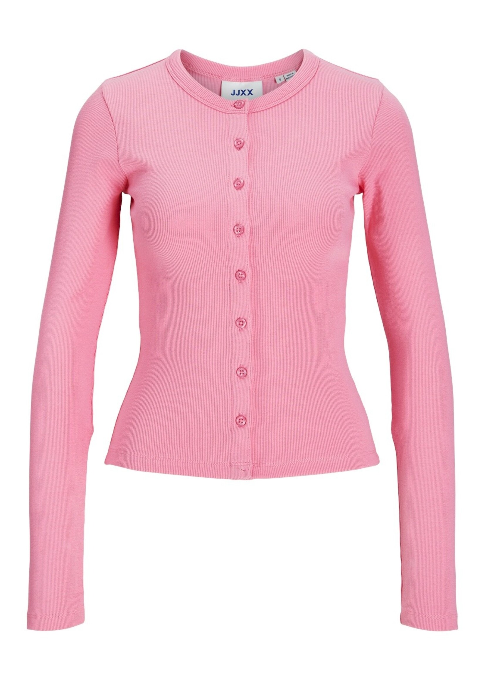 JXFIFI rib cardigan morning glory