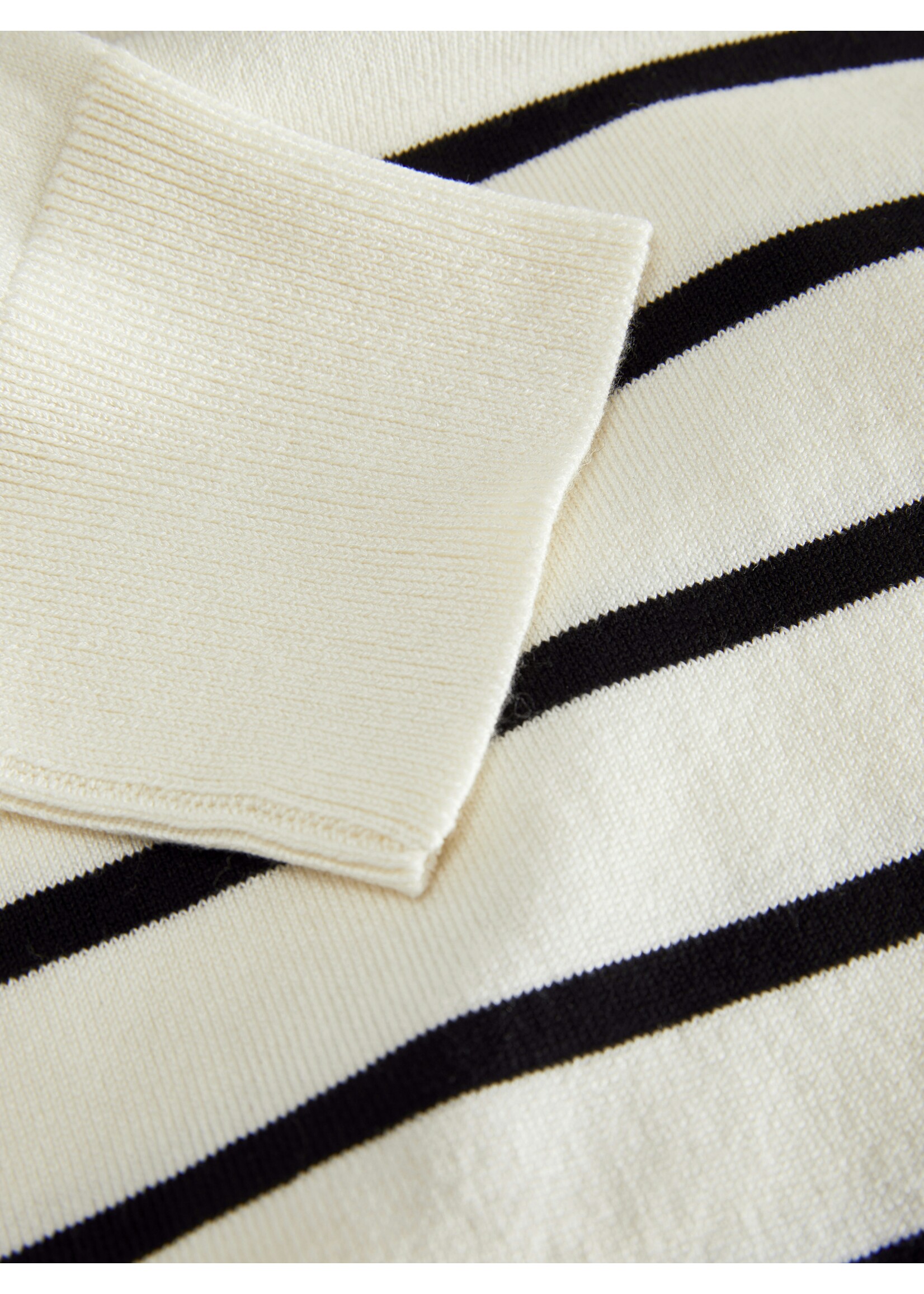 JXLAYLA LS COMFY KNIT NOOS VANILLA ICE/ BLACK
