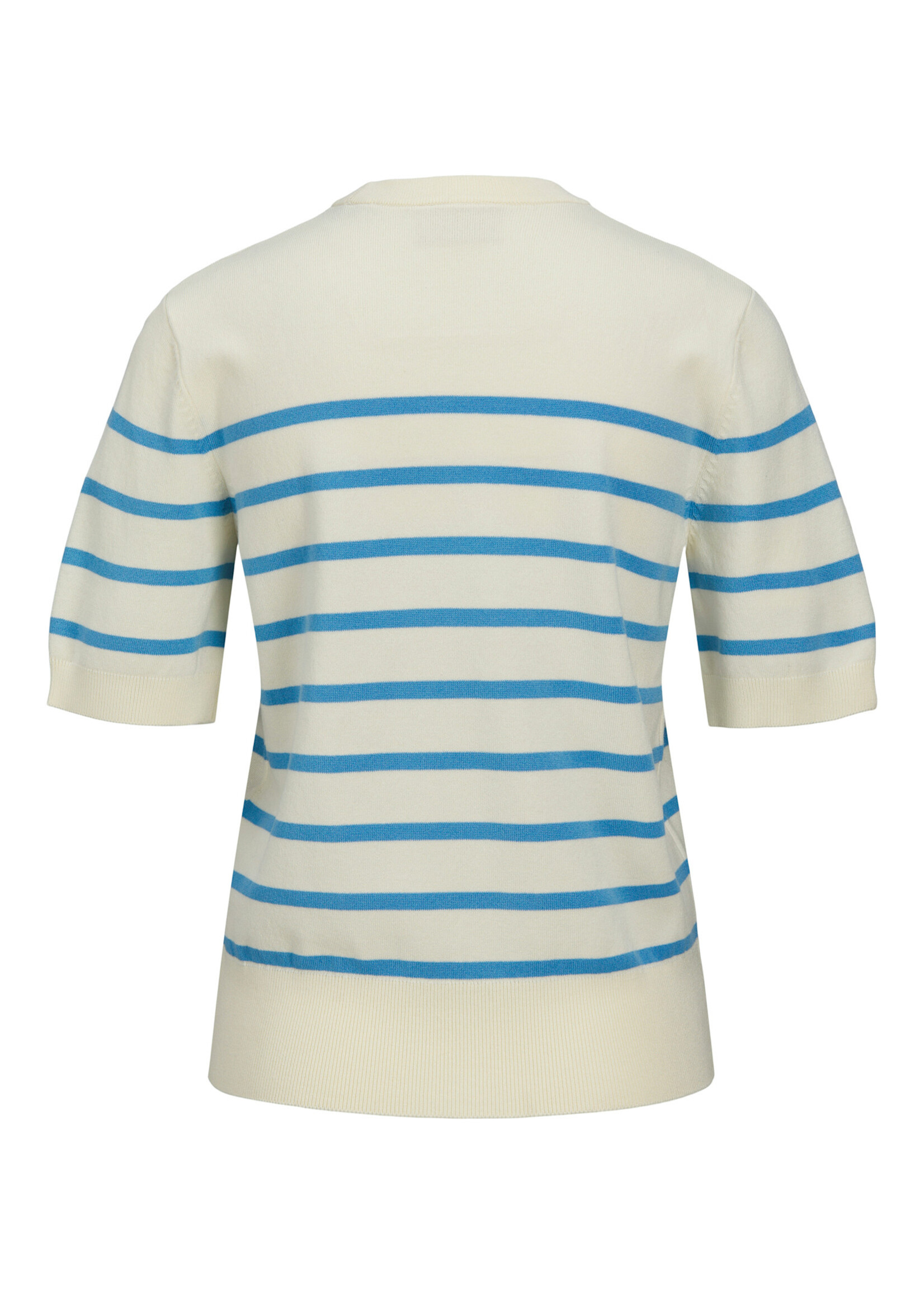 JJXX JXLAYLA COMFY SS KNIT VANILLA ICE/ LITTLE BOY BL