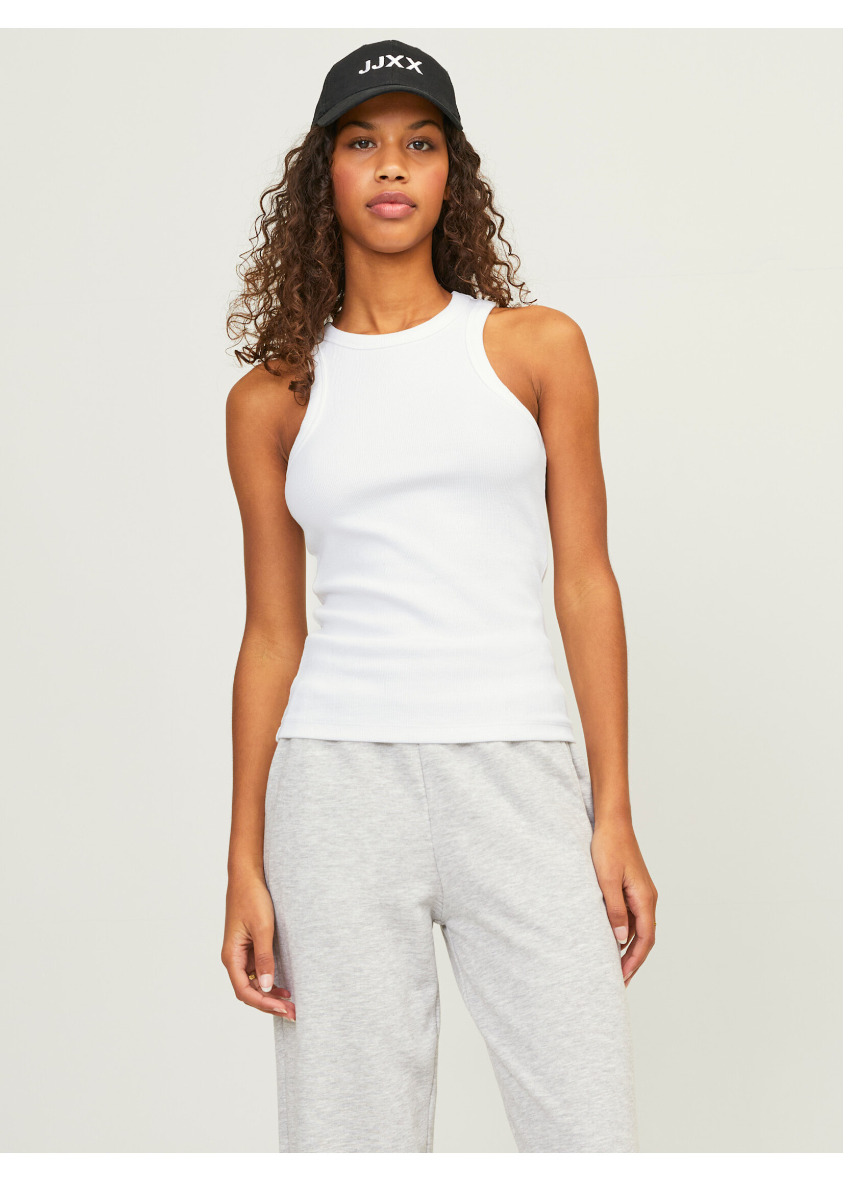 JXFOREST RIB TOP BRIGHT WHITE