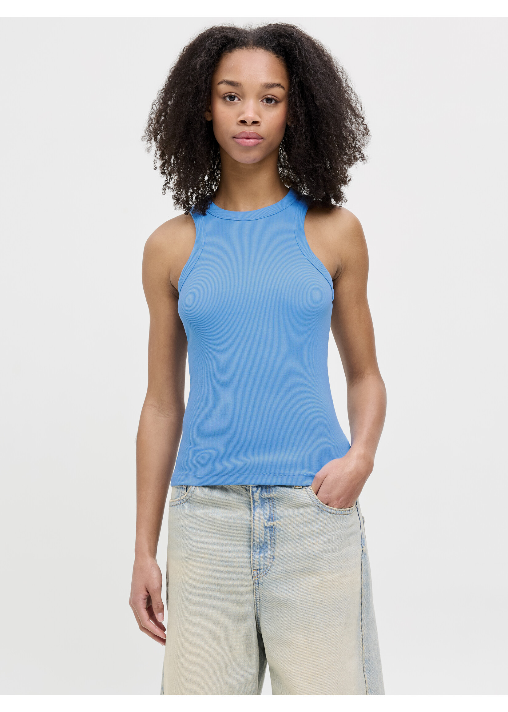 JXFOREST RIB TOP LITTLE BOY BLUE