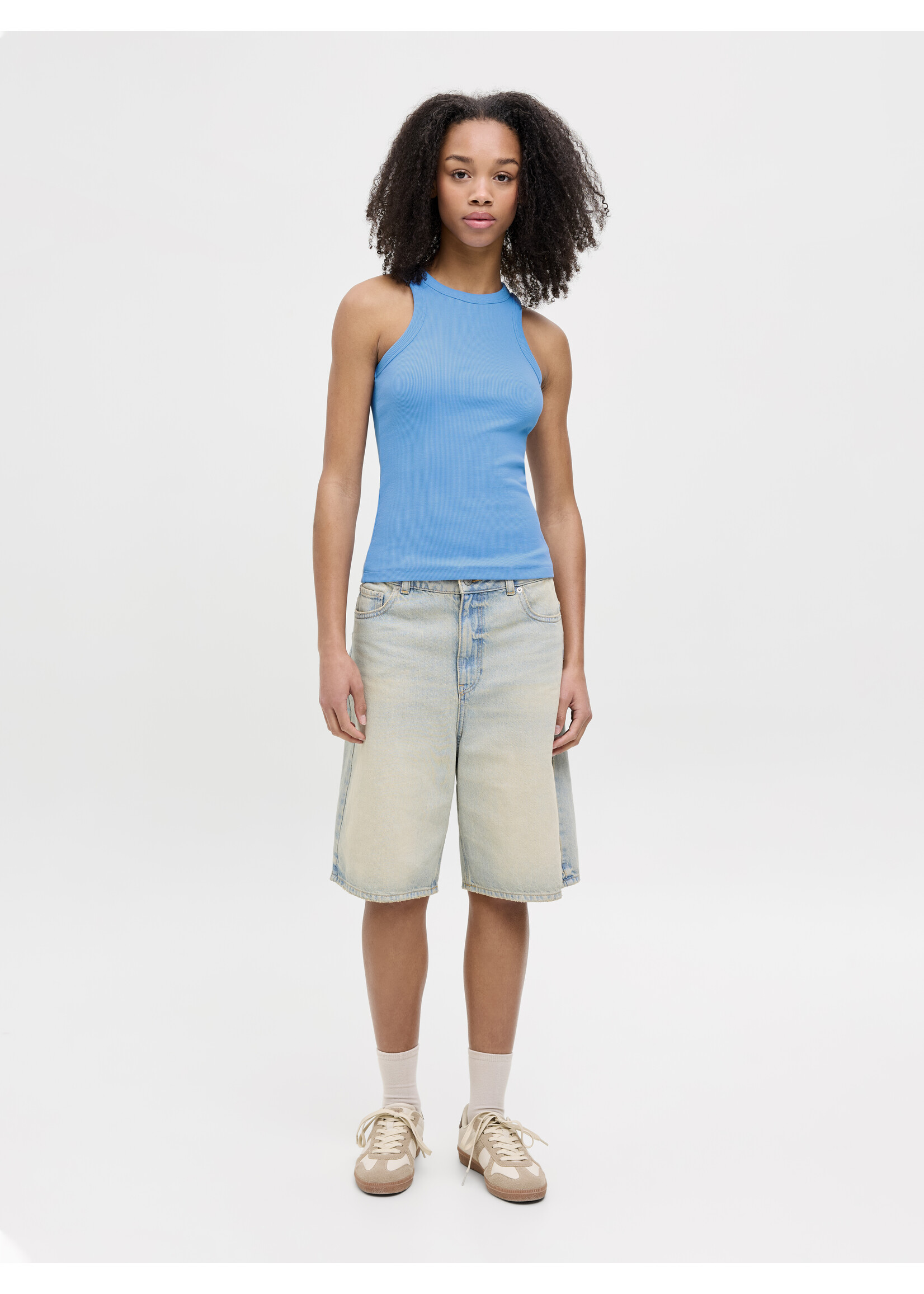 JXFOREST RIB TOP LITTLE BOY BLUE