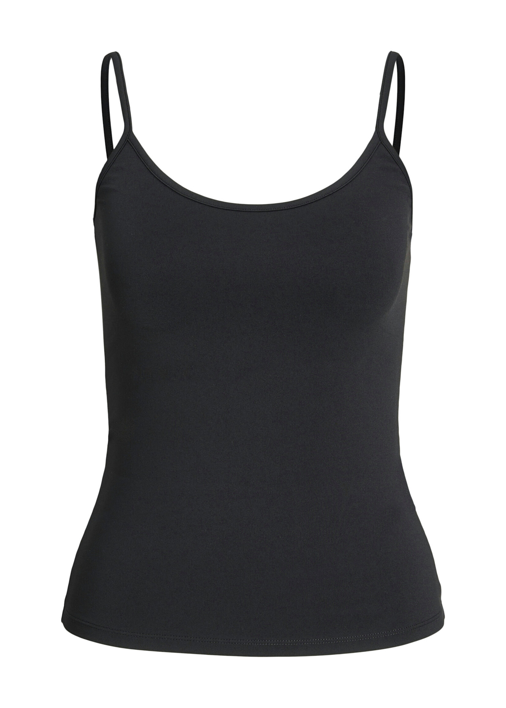JXSAGA SINGLET TOP BLACK