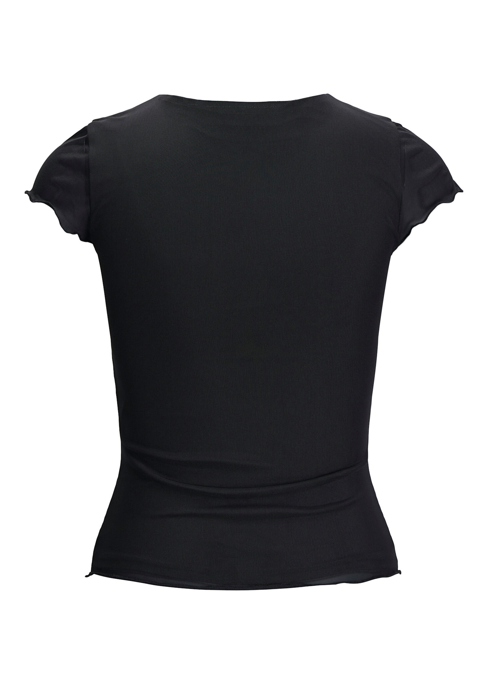 JXMINNA MESH CAP SLEEVE TOP