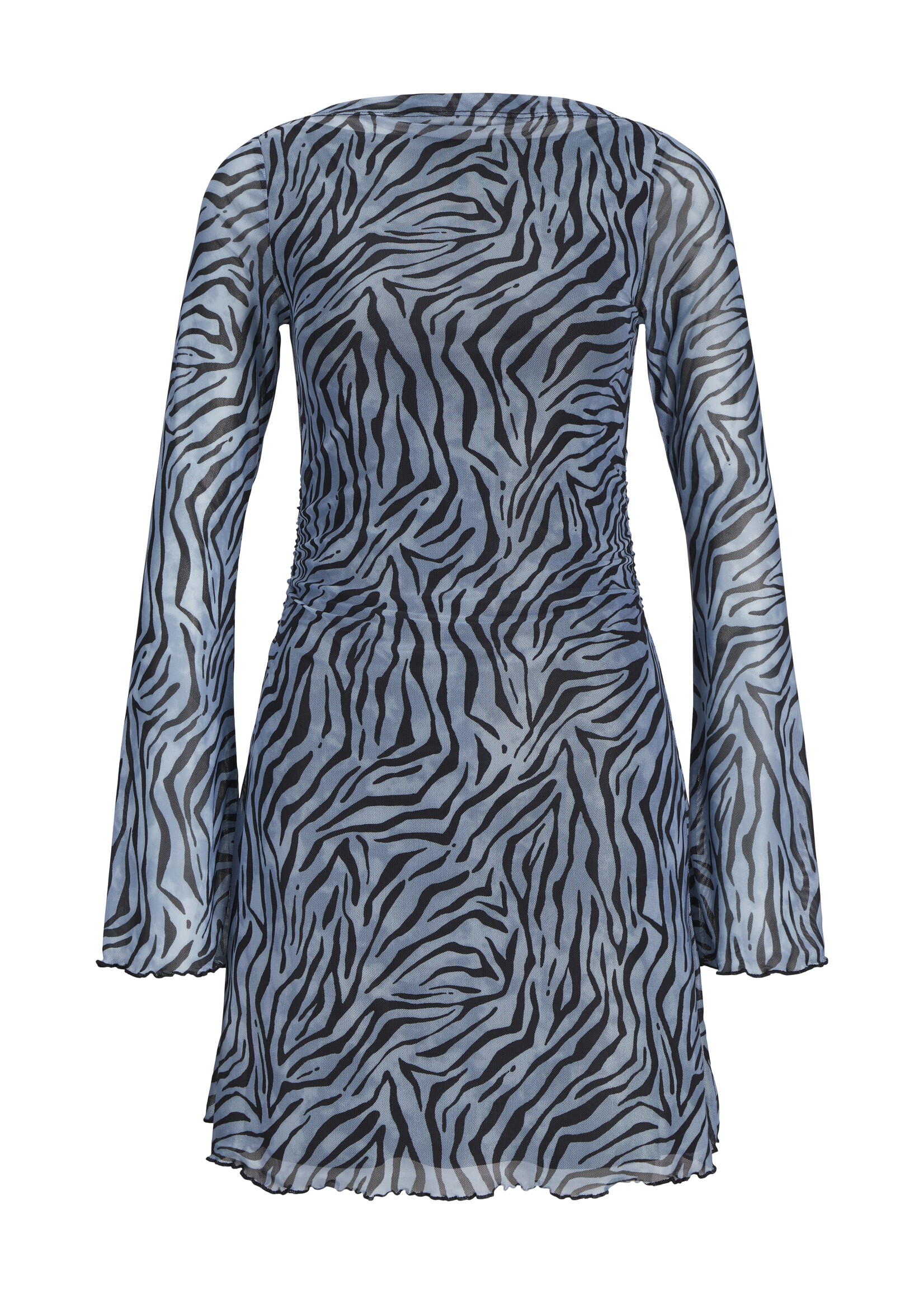 JXMINNA MESH LS DRESS AOPZEBRA