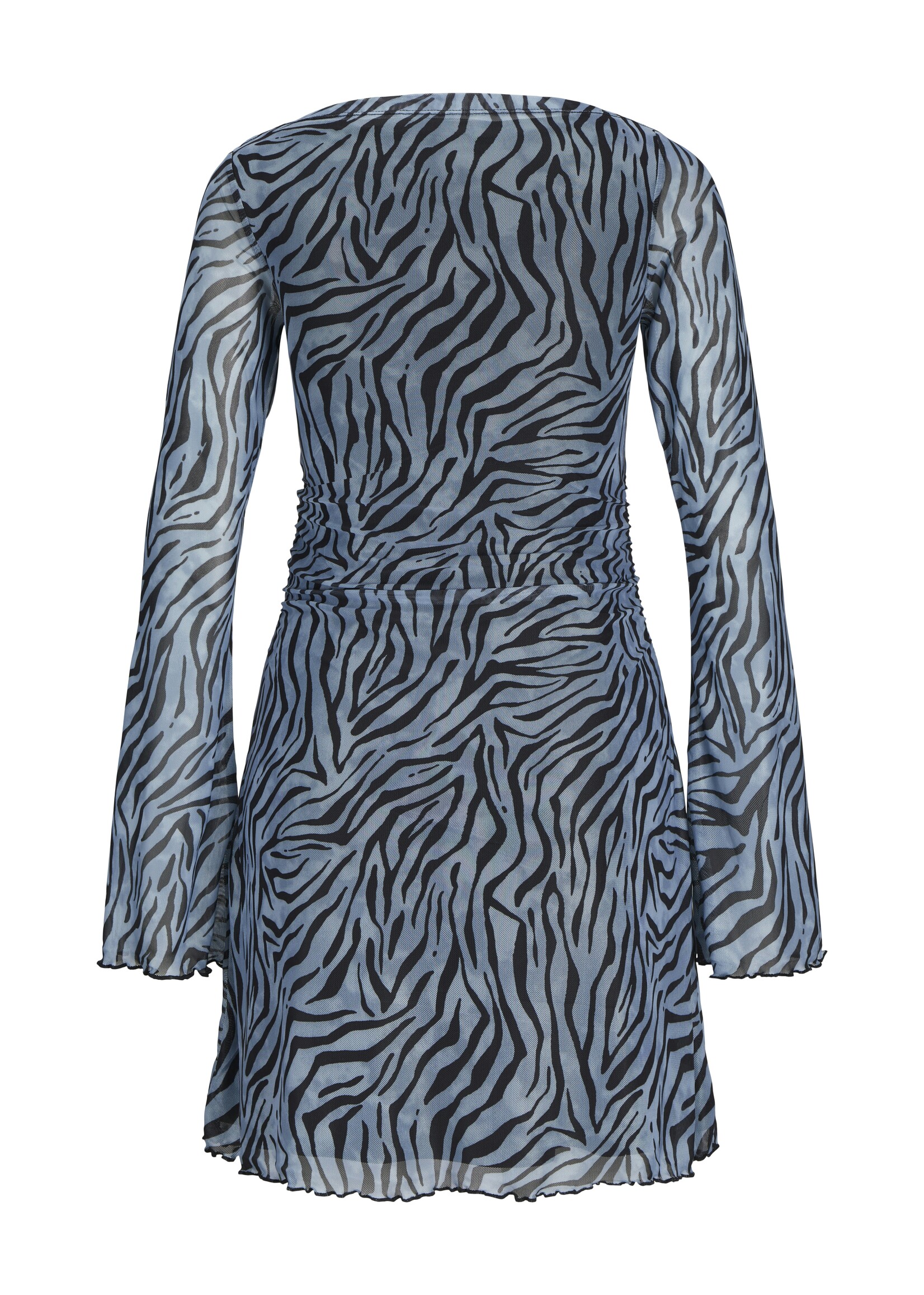 JXMINNA MESH LS DRESS AOPZEBRA