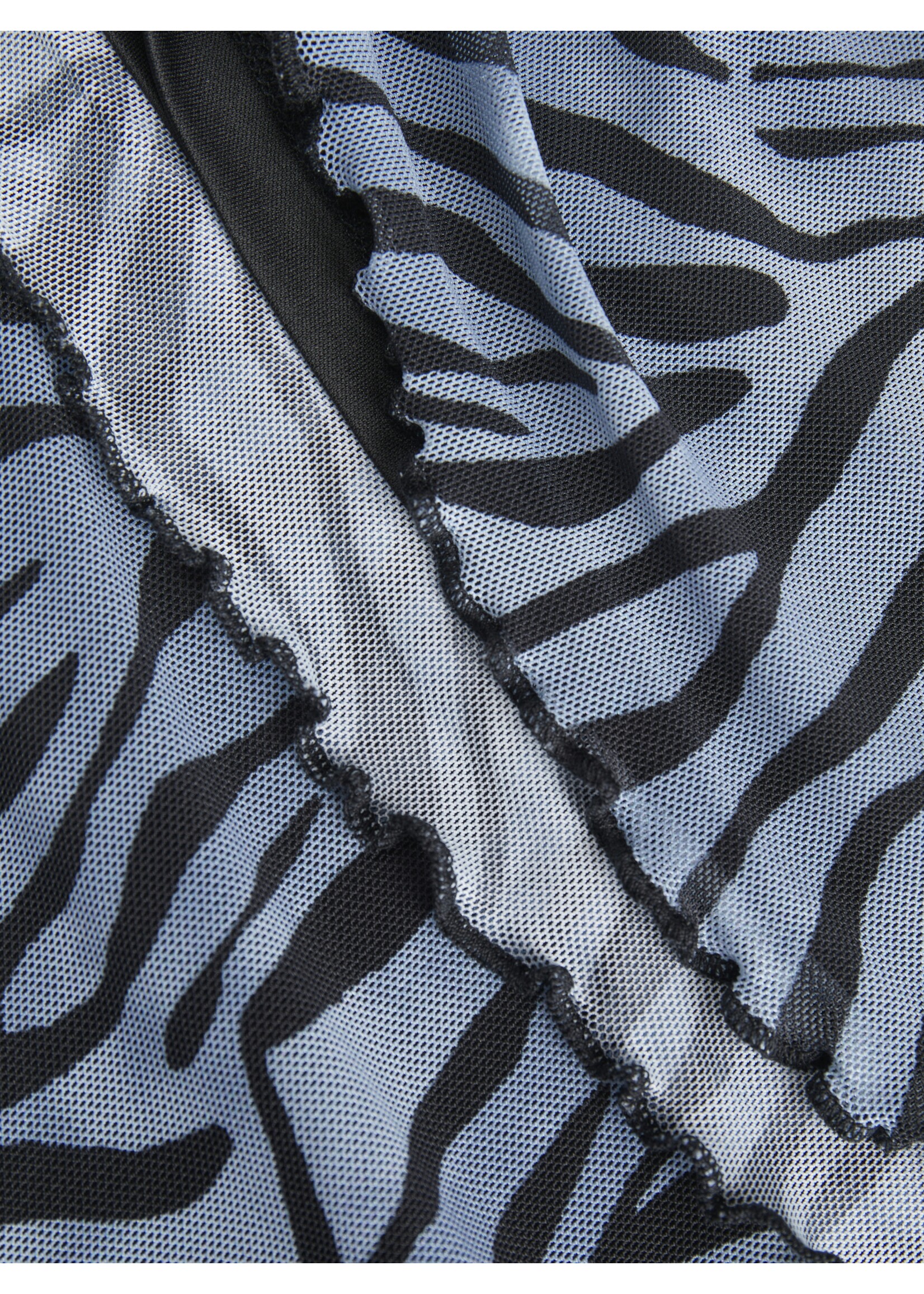 JJXX JXMINNA MESH LS DRESS - SKYWAY ZEBRA