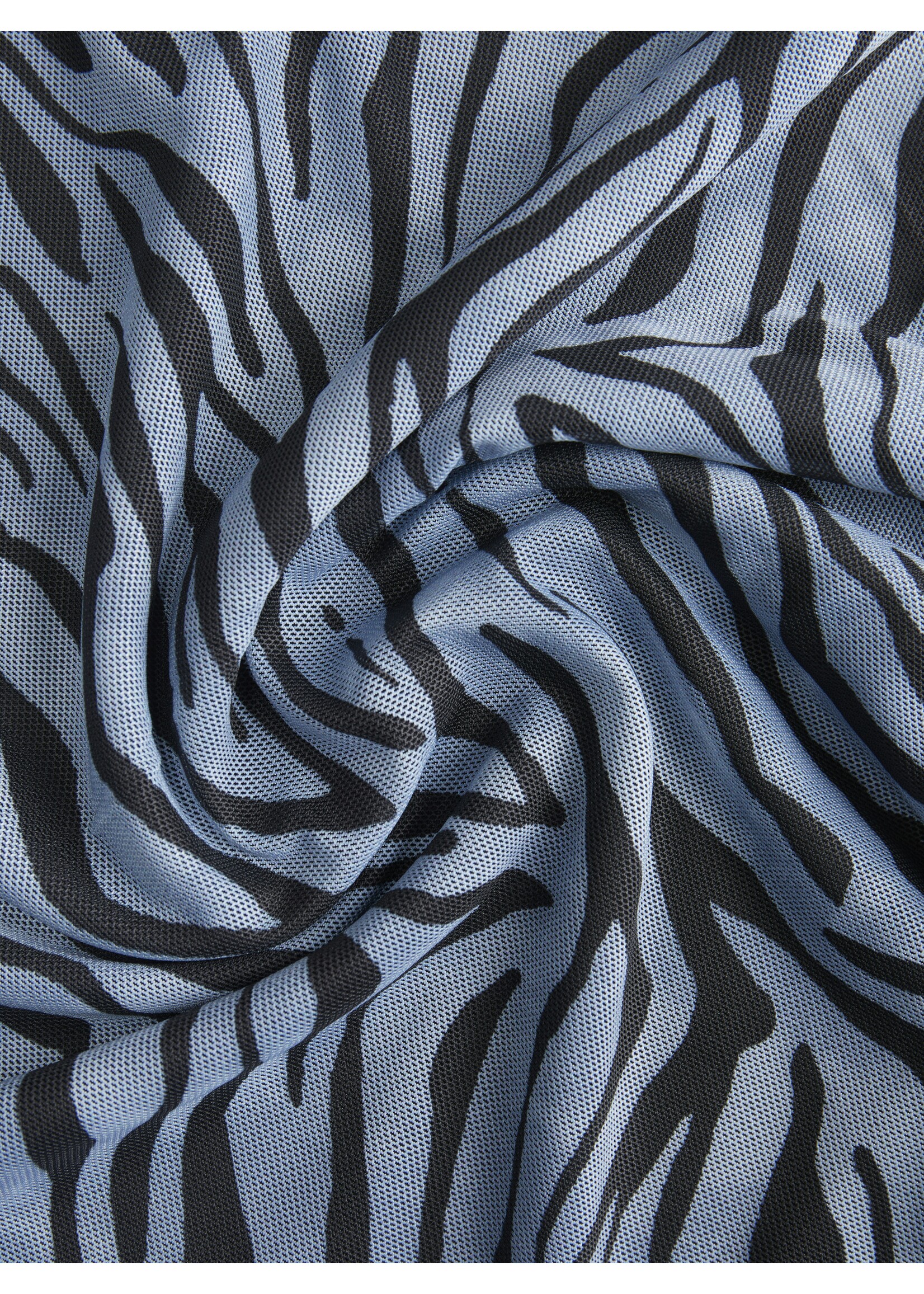 JXMINNA MESH LS DRESS AOPZEBRA