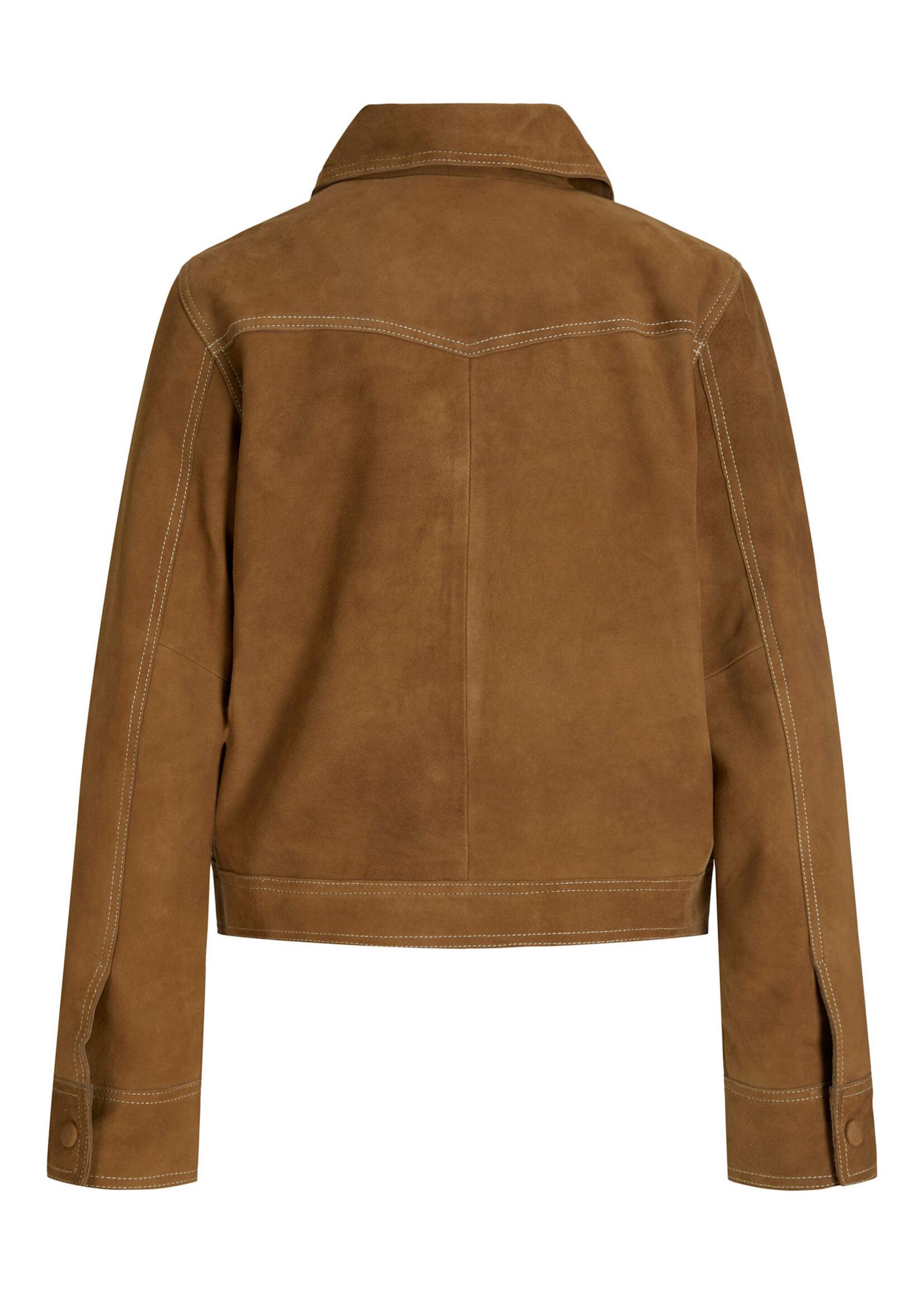 JXAVA SUEDE JACKET - RUBBER BROWN