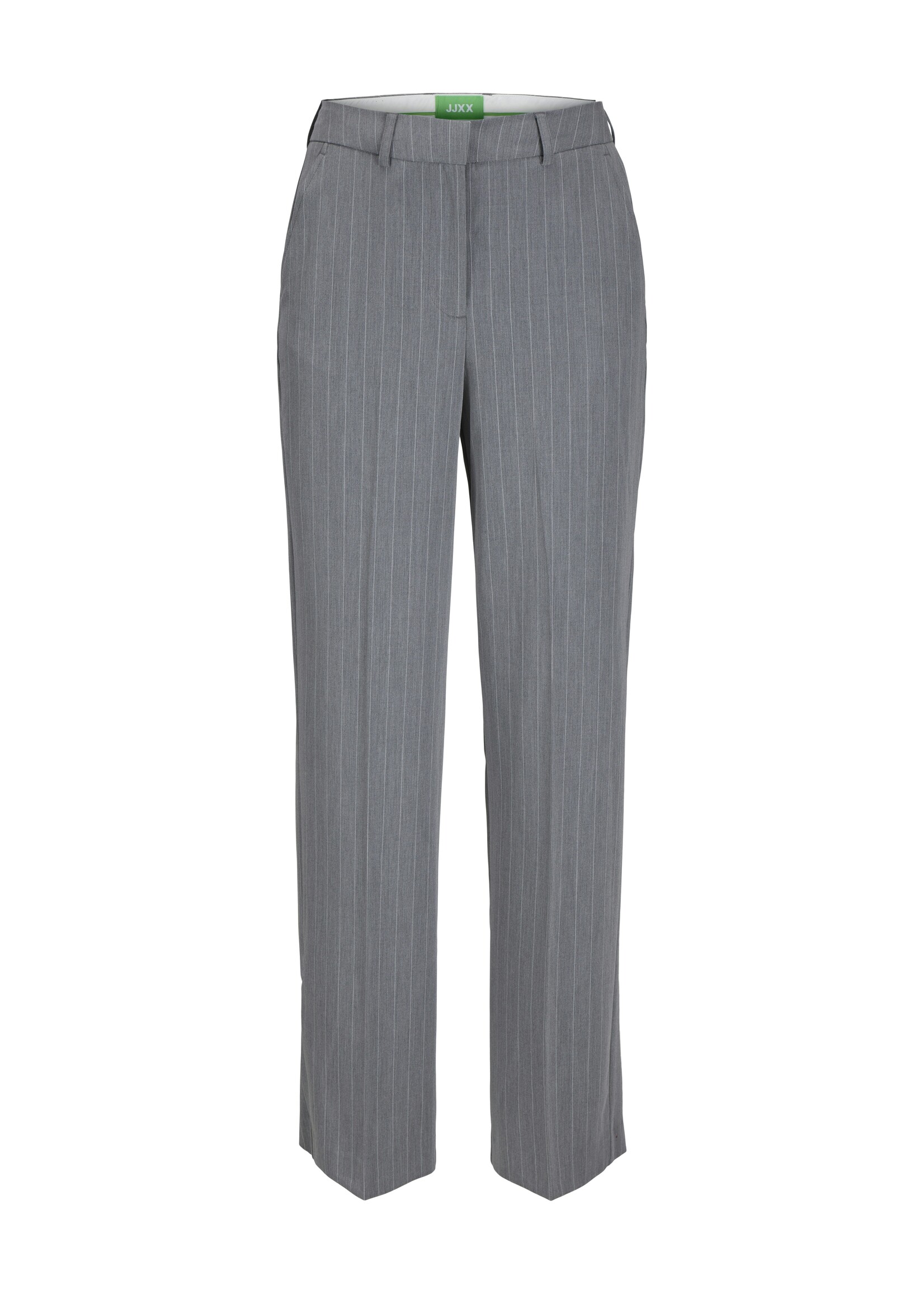 JXMARY HW PANT  - MED GREY / PINSTRIPE