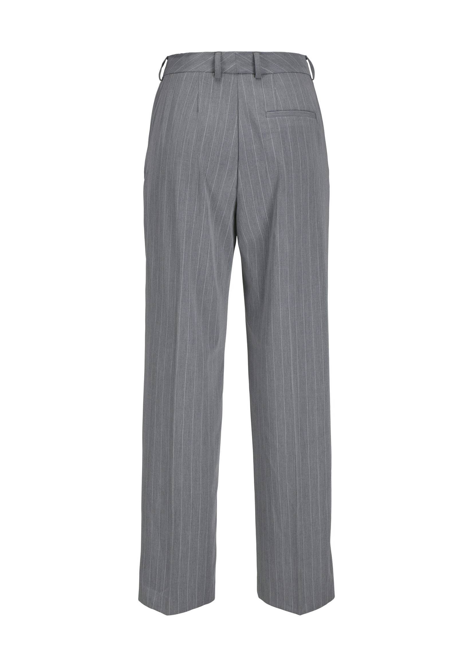 JXMARY HW PANT  - MED GREY / PINSTRIPE