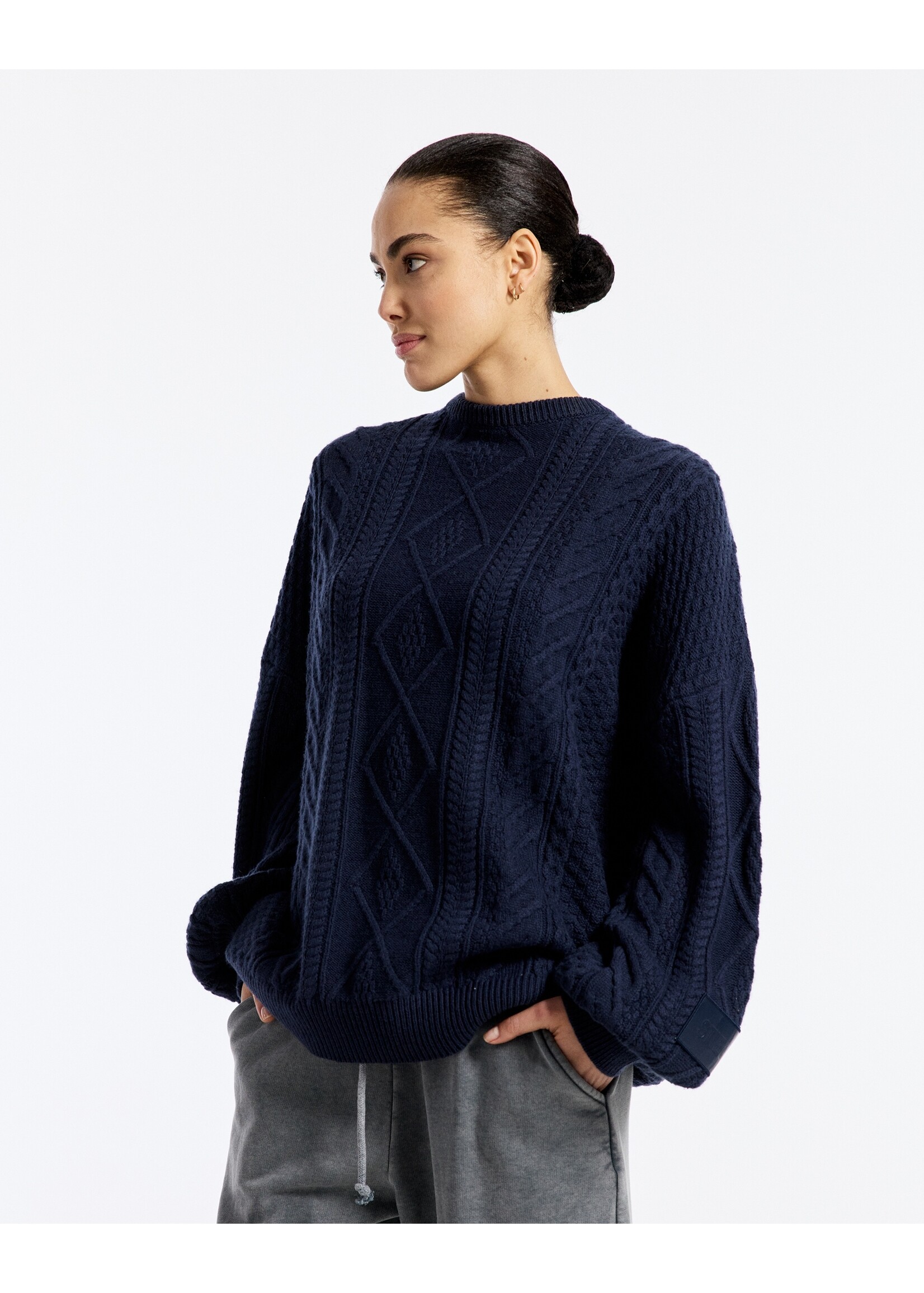 Stieglitz FAUVE KNITTED JUMPER BLUE