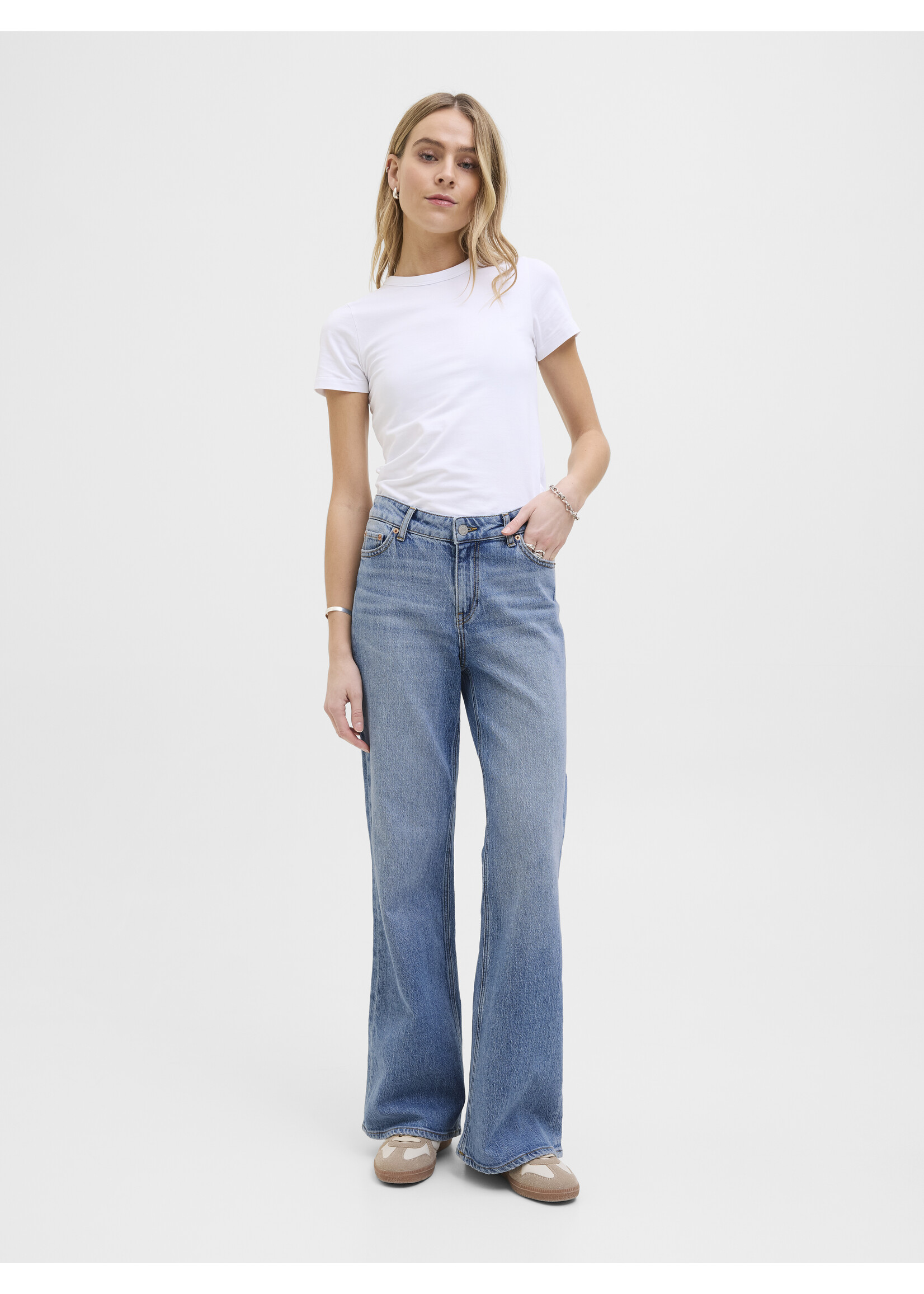 JXROME FLARED C9189 JEANS MED BLUE DENIM