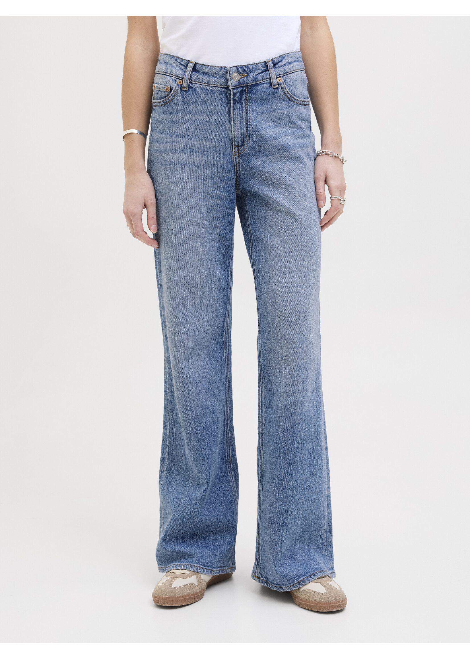JXROME FLARED C9189 JEANS MED BLUE DENIM