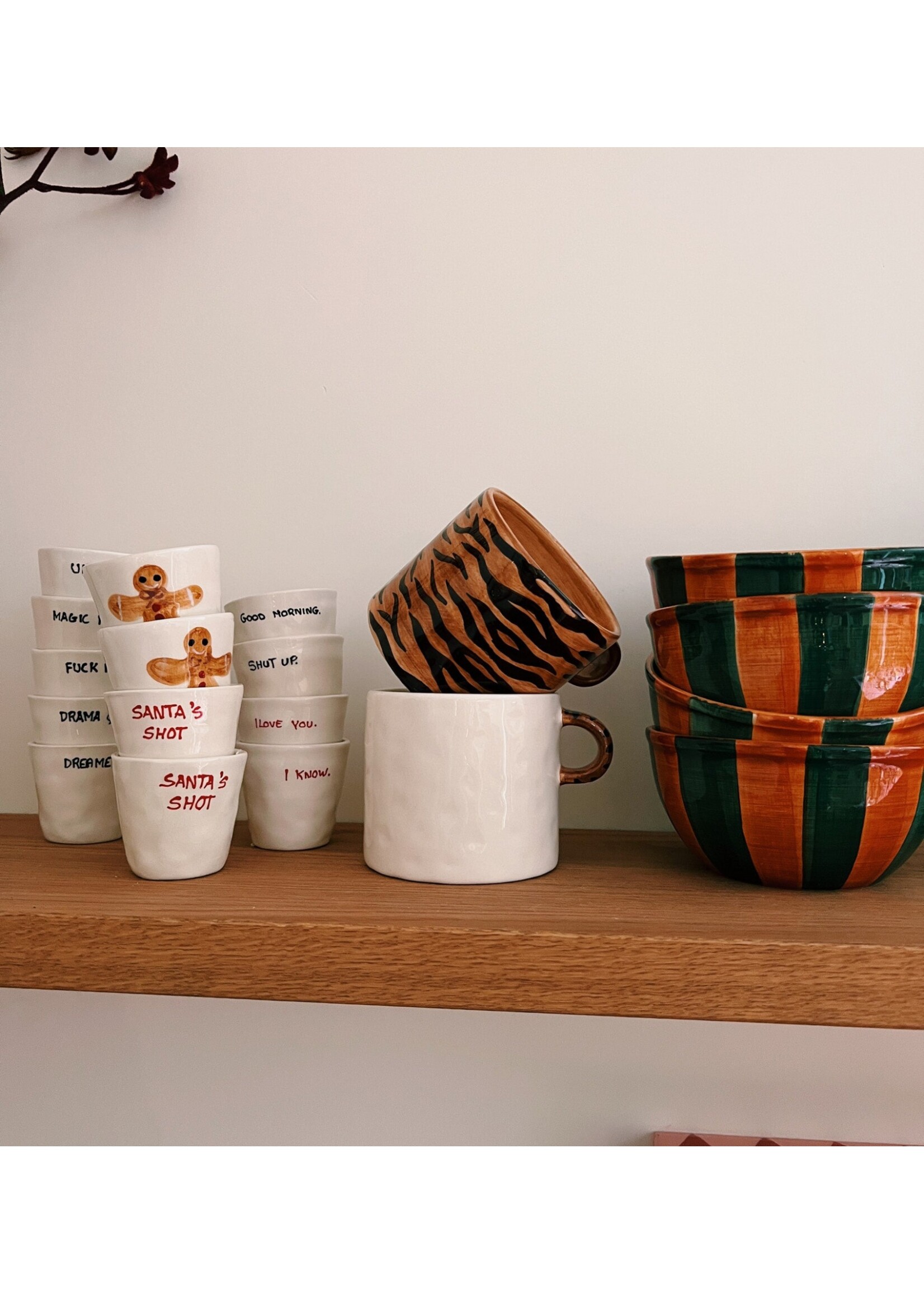 anna+nina Tiger stripe mug