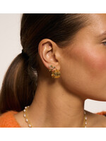 anna+nina Single small bow stud - gold