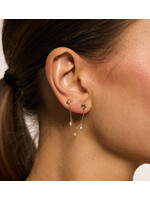 anna+nina Single ocean's opulence stud - gold