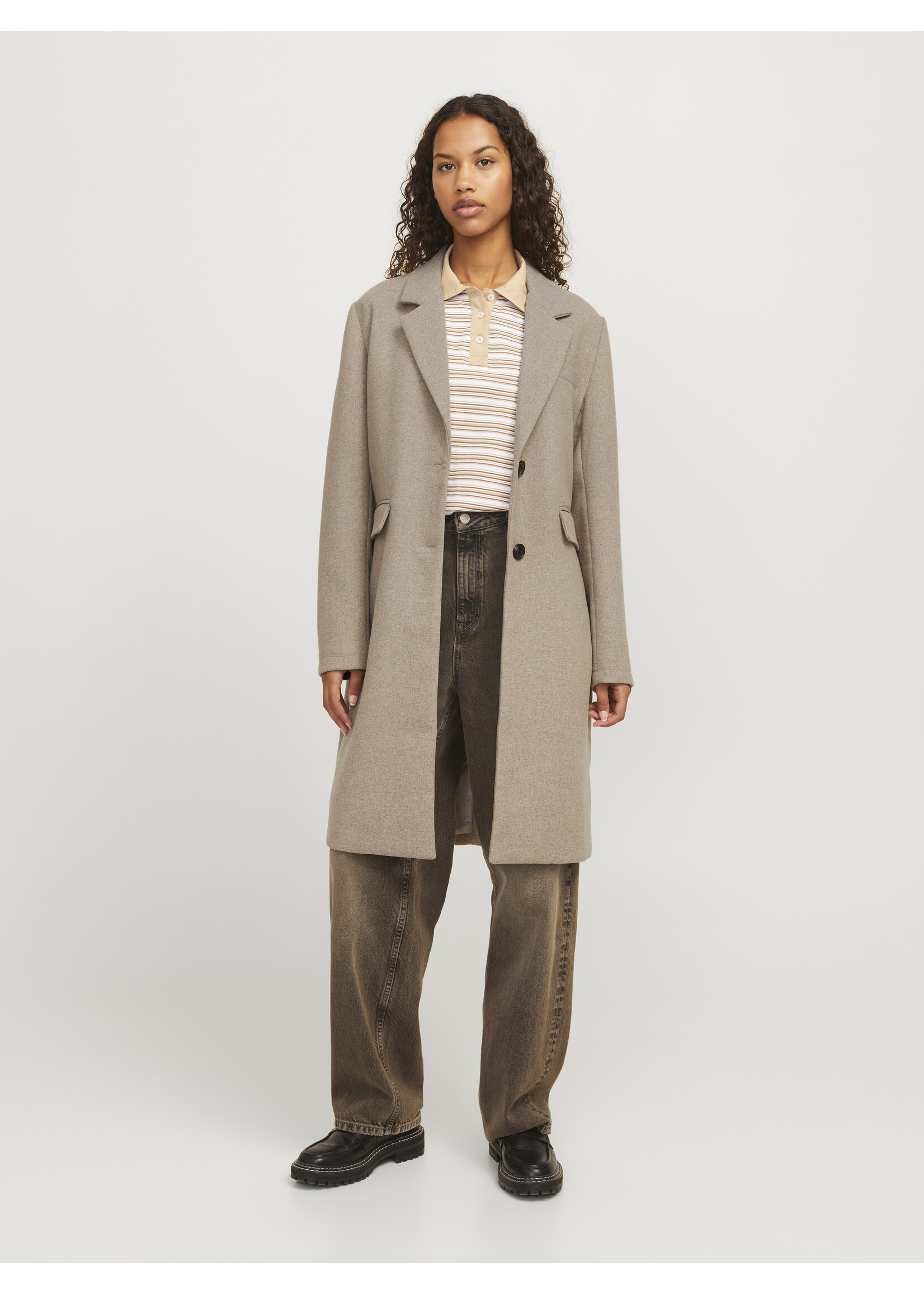 JXEMMA MID COAT - FEATHER GRAY