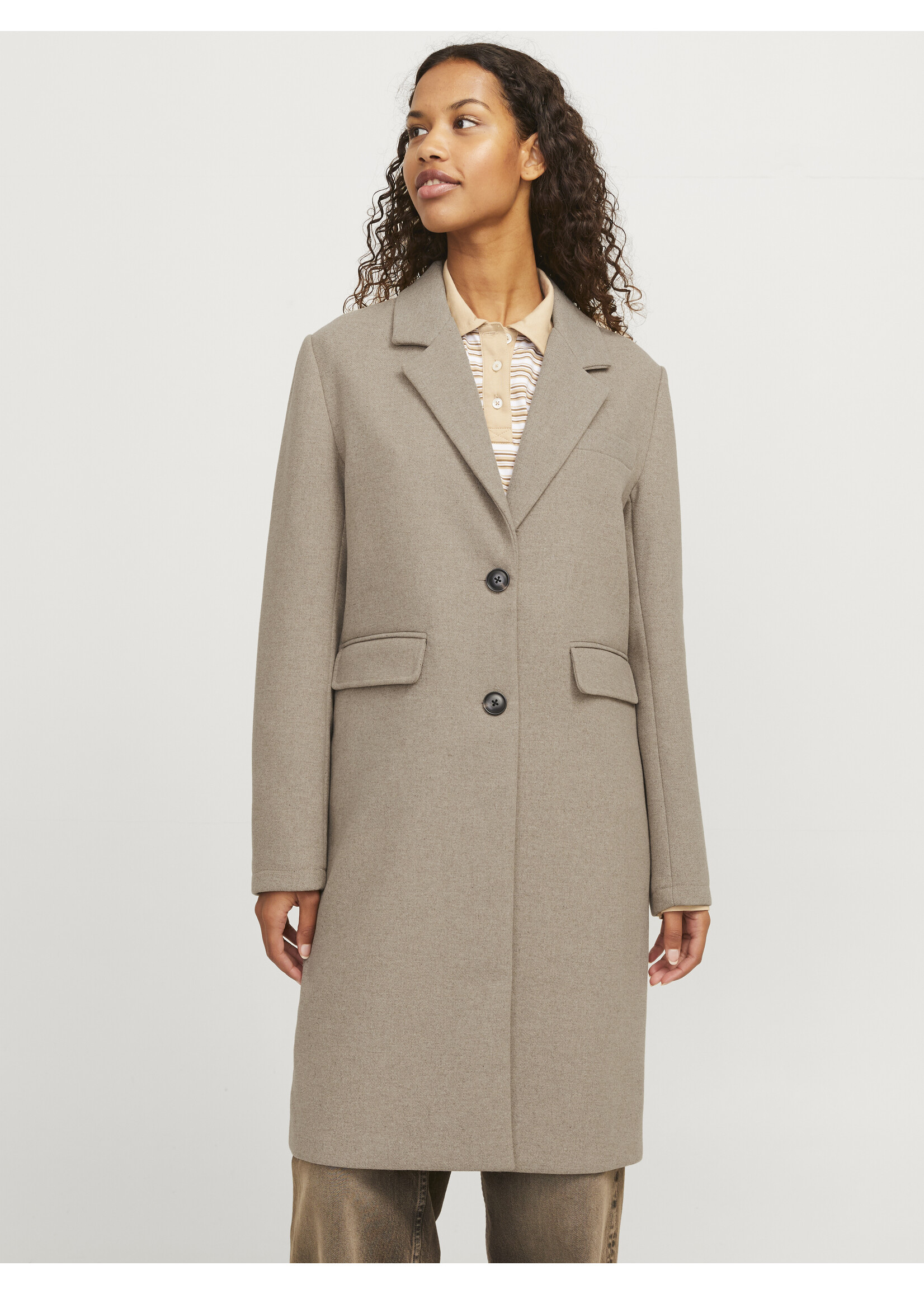 JXEMMA MID COAT - FEATHER GRAY