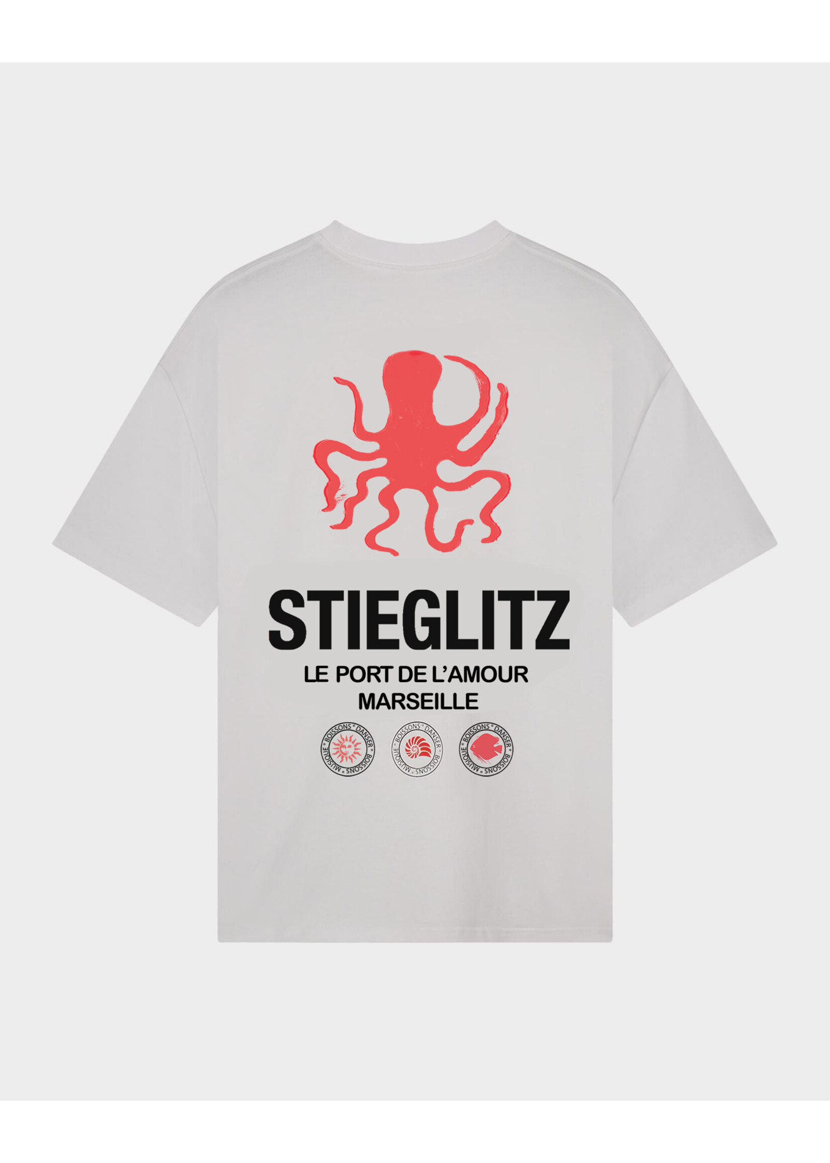 Stieglitz Sophie oversized T-shirt - White