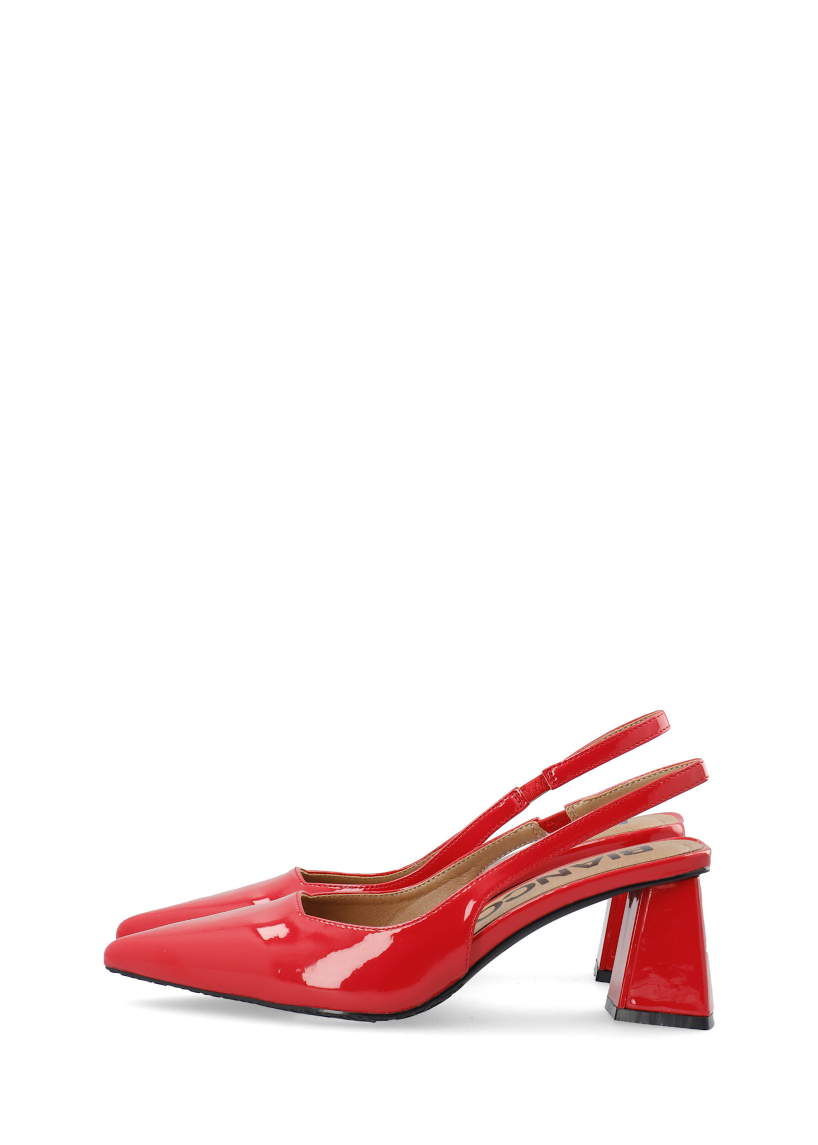 BIANCO BIAMARALYN Slingback Patent - Red
