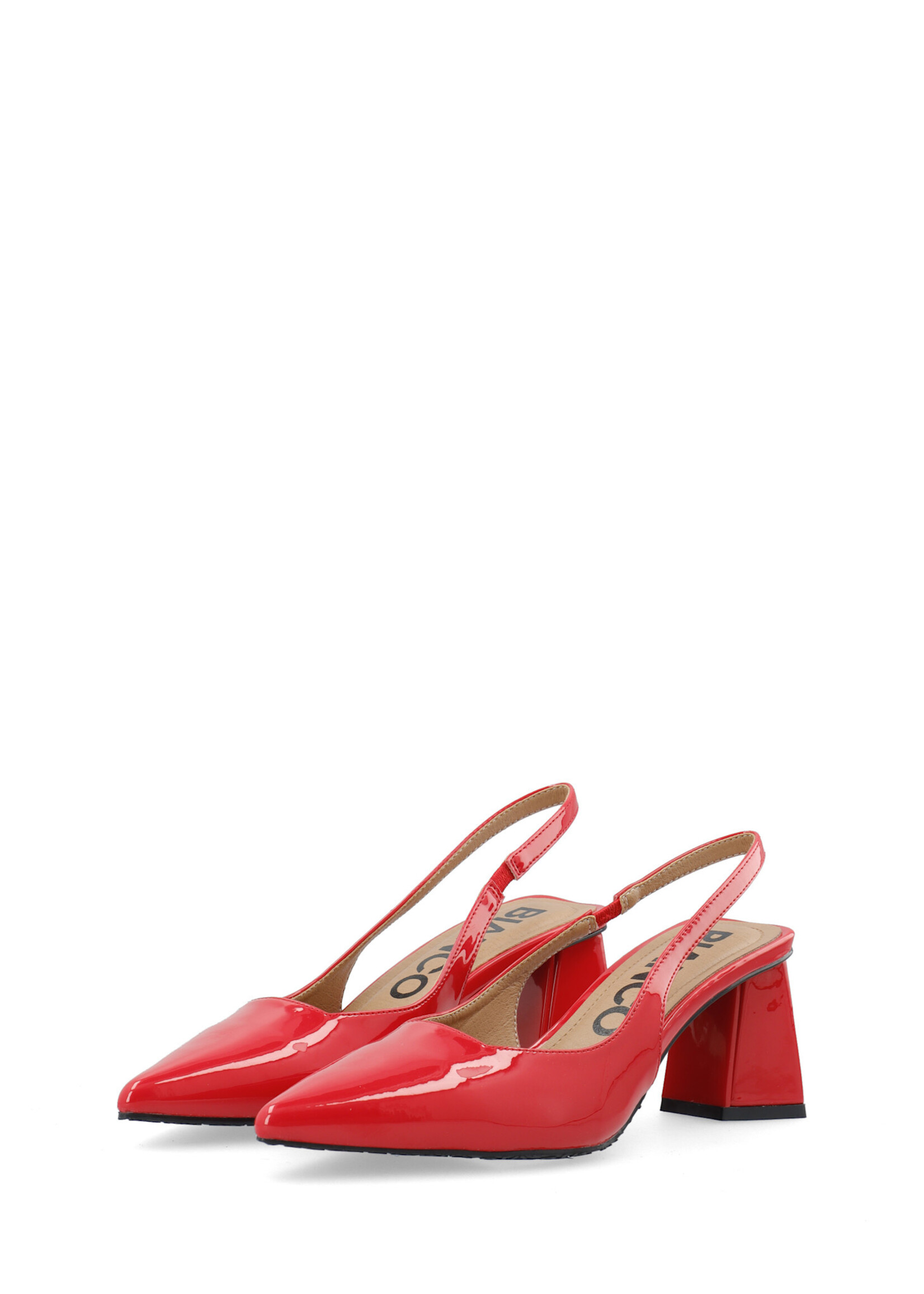 BIANCO BIAMARALYN Slingback Patent - Red