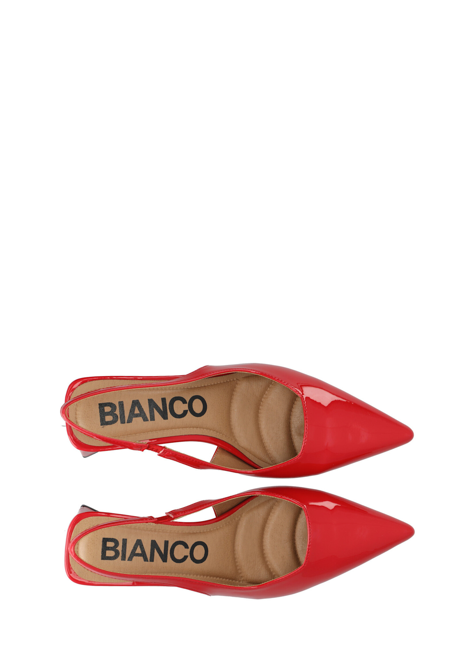 BIANCO BIAMARALYN Slingback Patent - Red