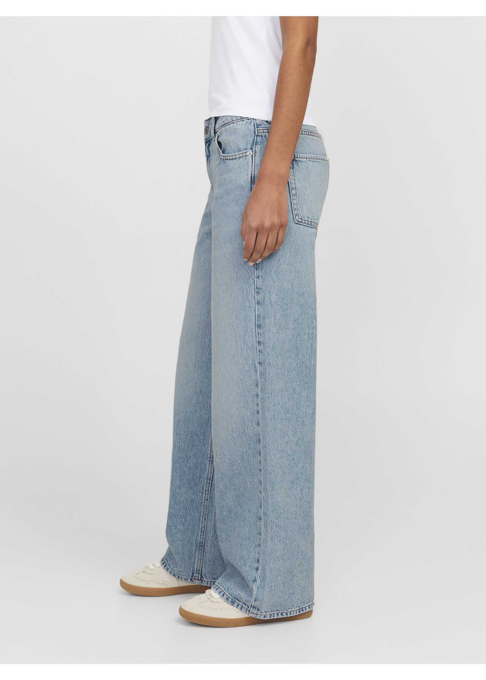 JXTOKYO WIDE LOW WAIST R6196 - LIGHT BLUE DENIM