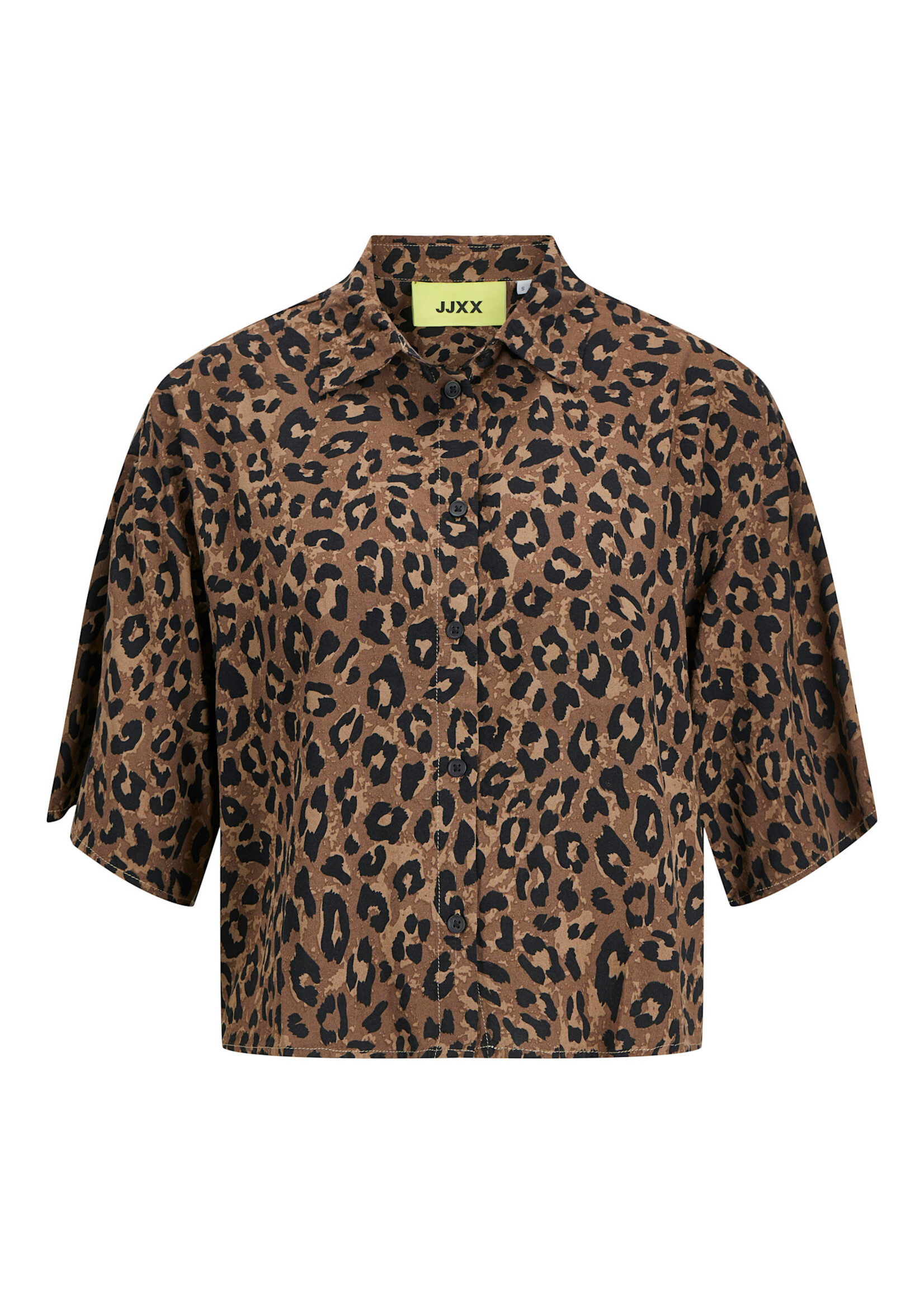 JXMIRA VISCOSE SS SHIRT - TIGERS EYE