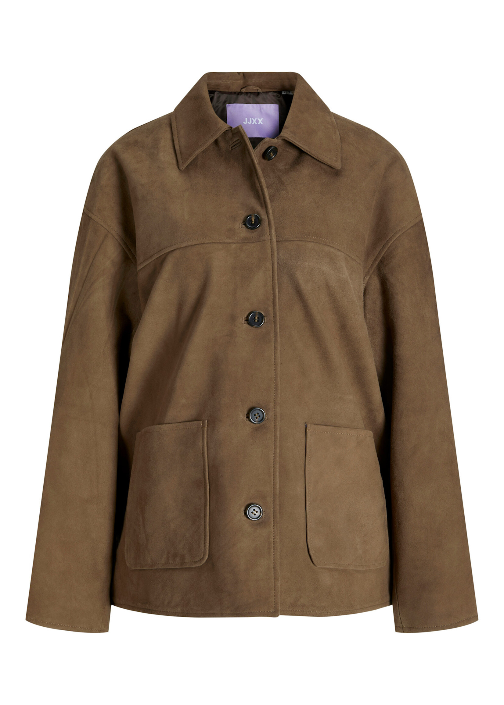 JXLUCY SUEDE JACKET - MOREL