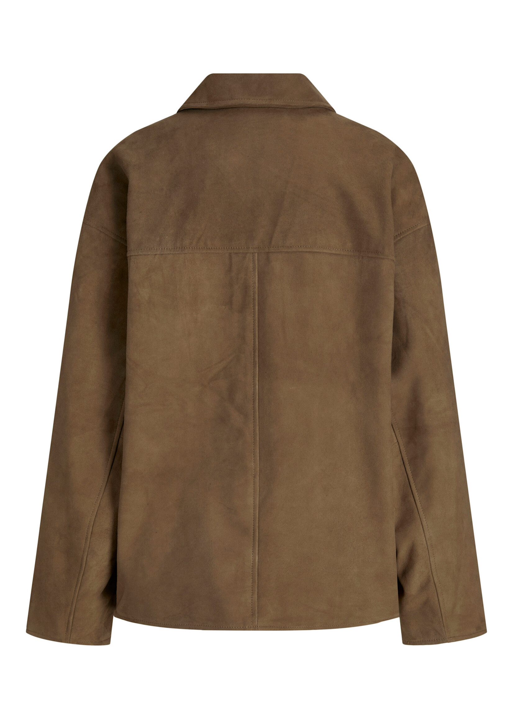 JXLUCY SUEDE JACKET - MOREL