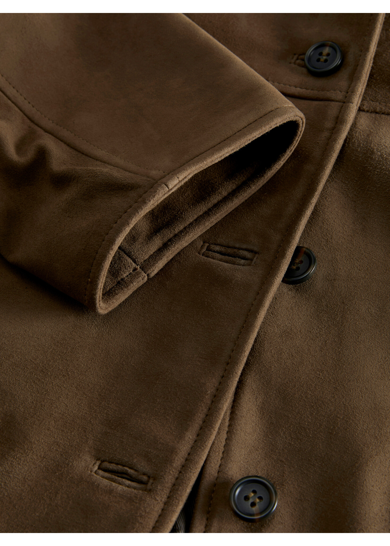 JXLUCY SUEDE JACKET - MOREL