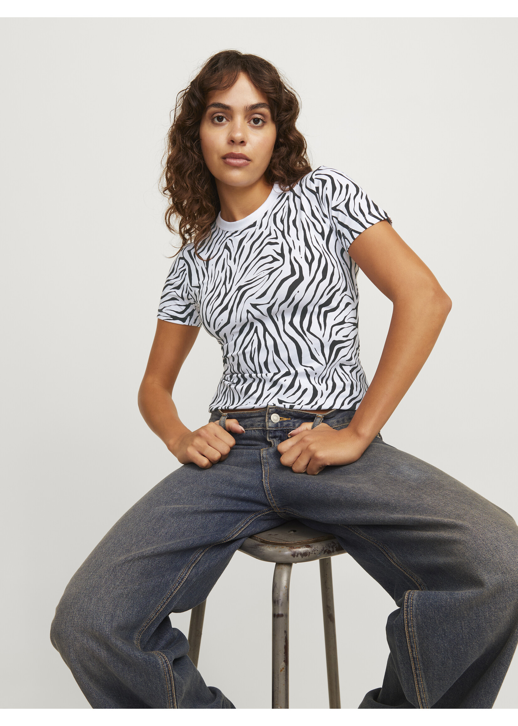 JJXX JXGIGI TEE - ZEBRA