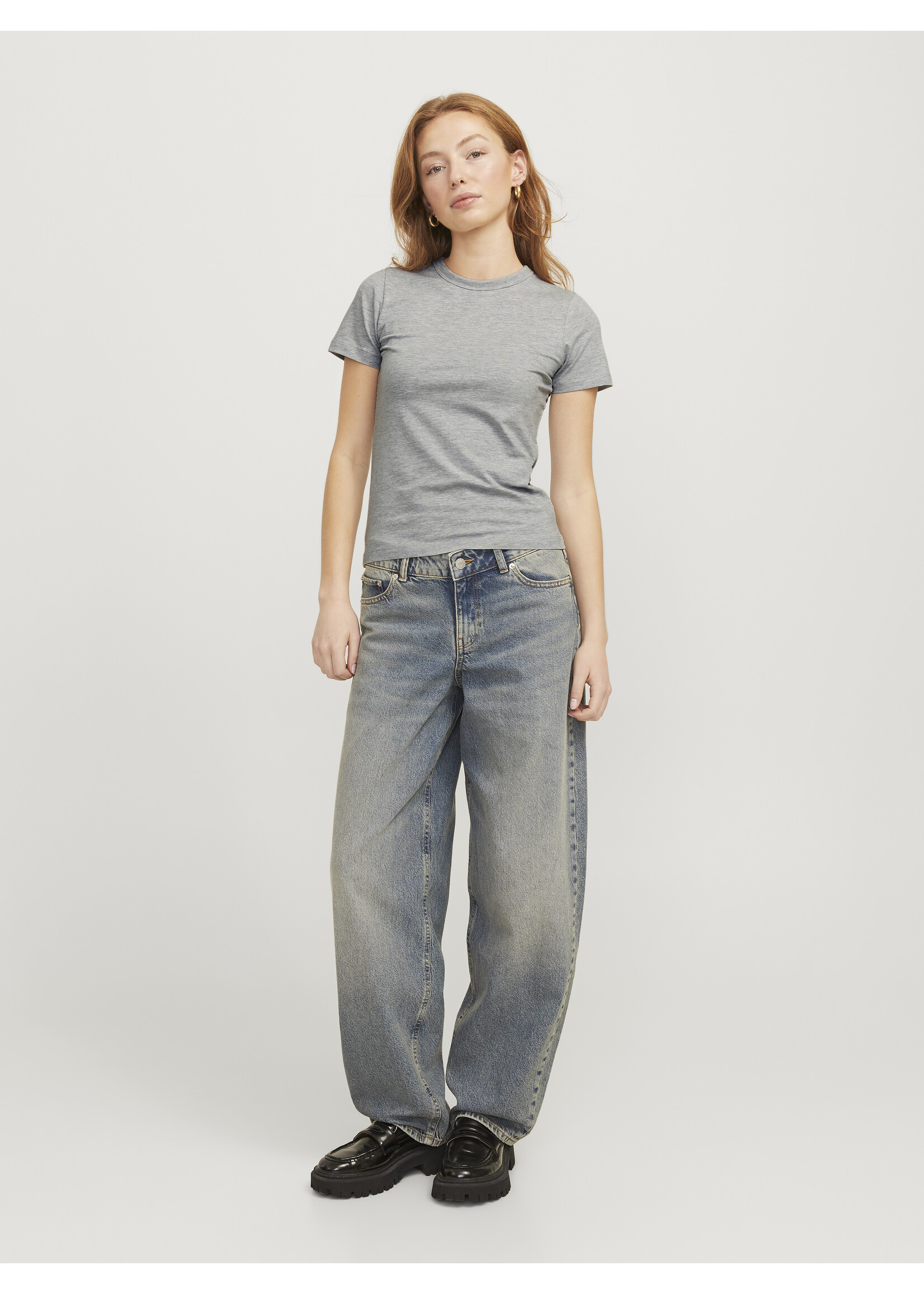JXGIGI STR TEE - FEATHER GREY