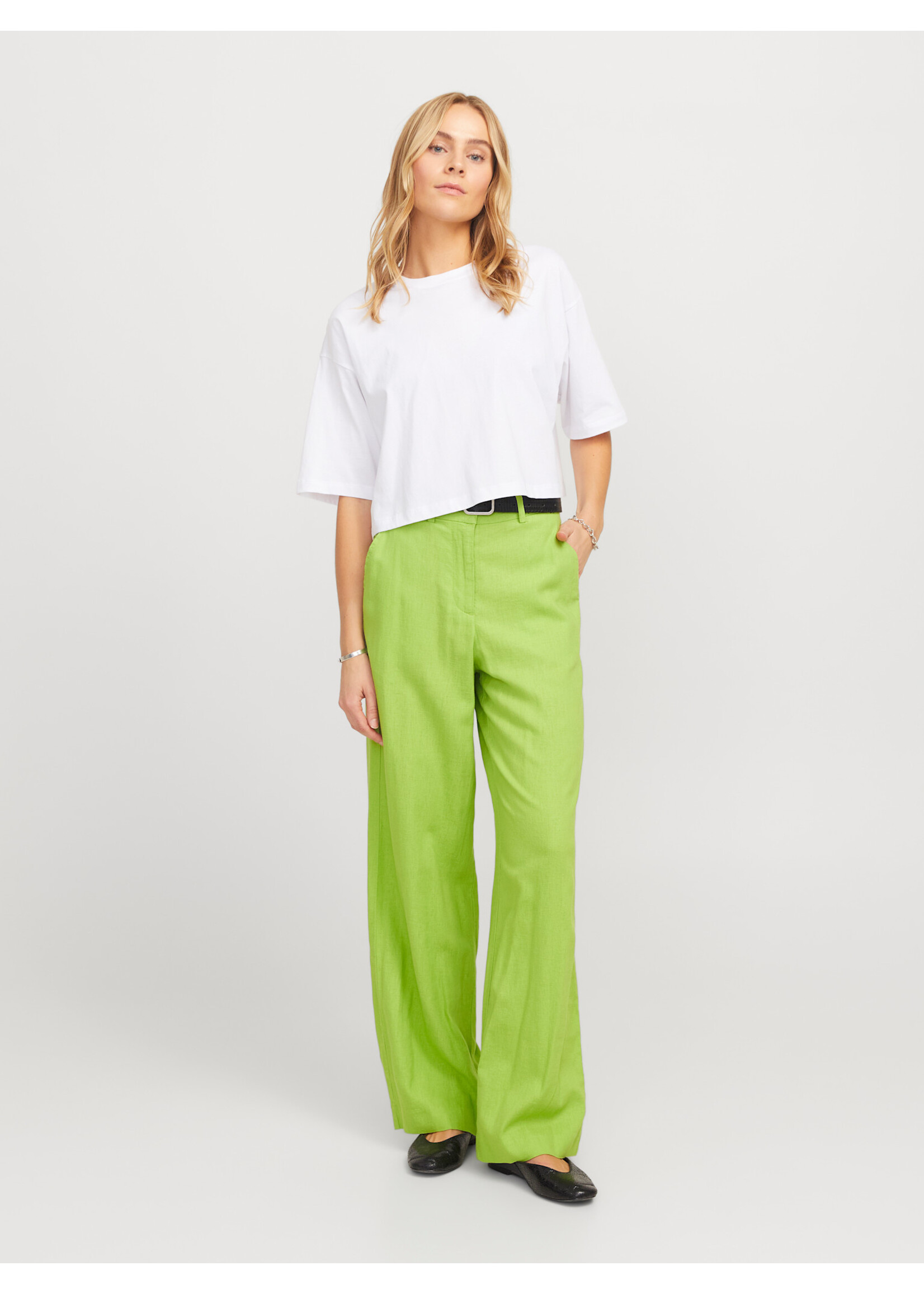 JXMARY SUMMER HW PANT - PARROT GREEN