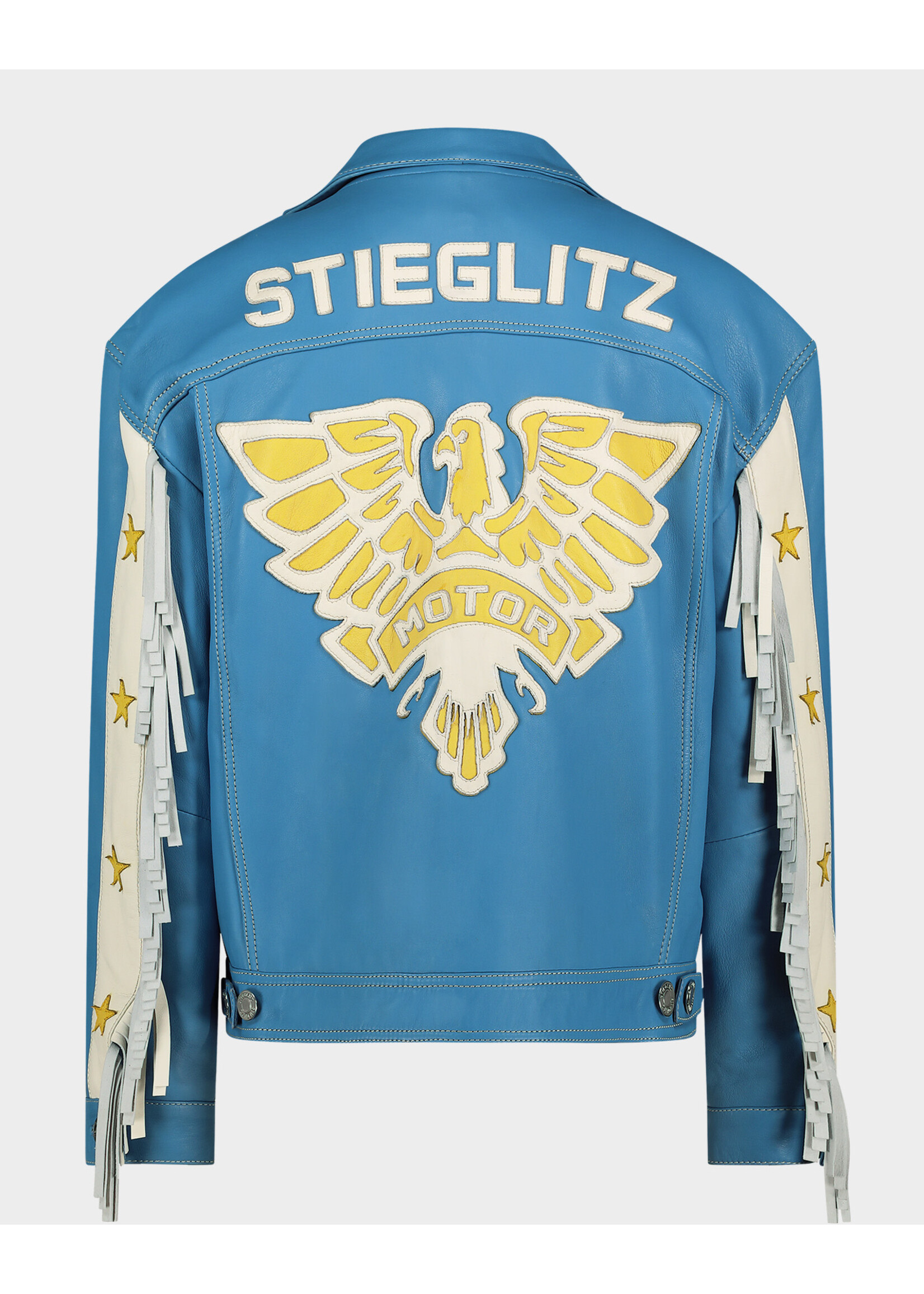 Stieglitz Kisha leather jacket - Blue