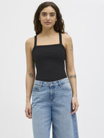 JXFIFI RIB TOP - BLACK