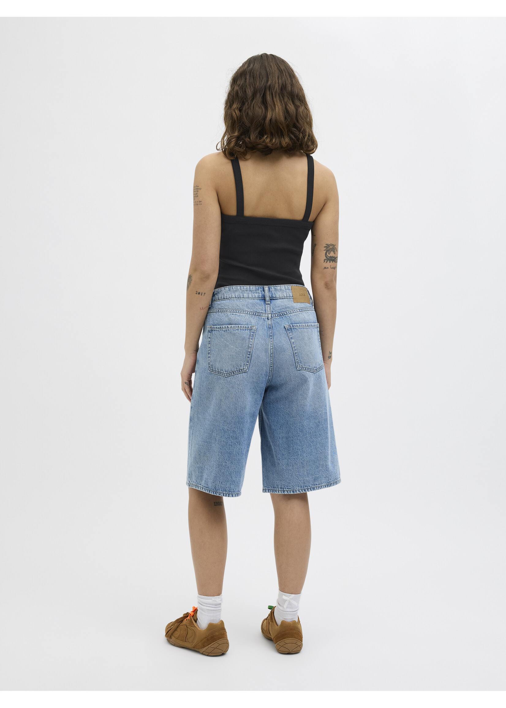 JXFIFI RIB TOP - BLACK