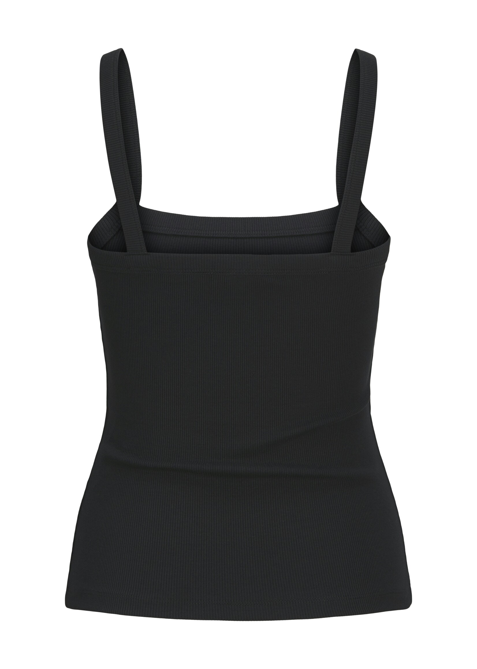 JXFIFI RIB TOP - BLACK