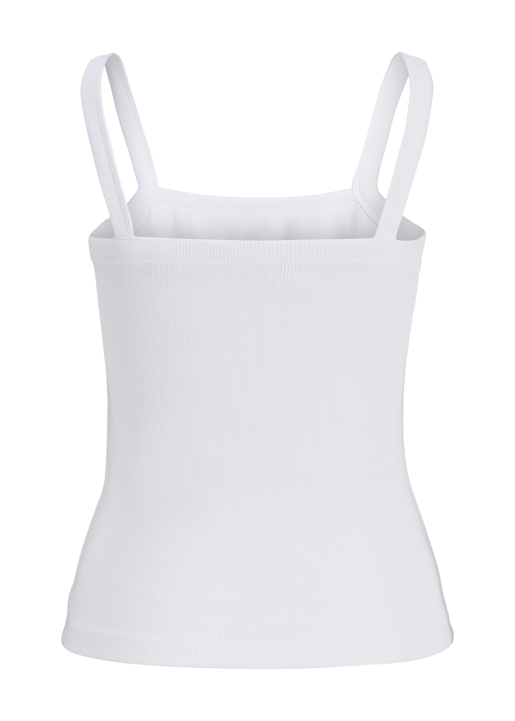 JXFIFI RIB TOP - BRIGHT WHITE