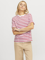 JXANNA REG TEE - RED STRIPES