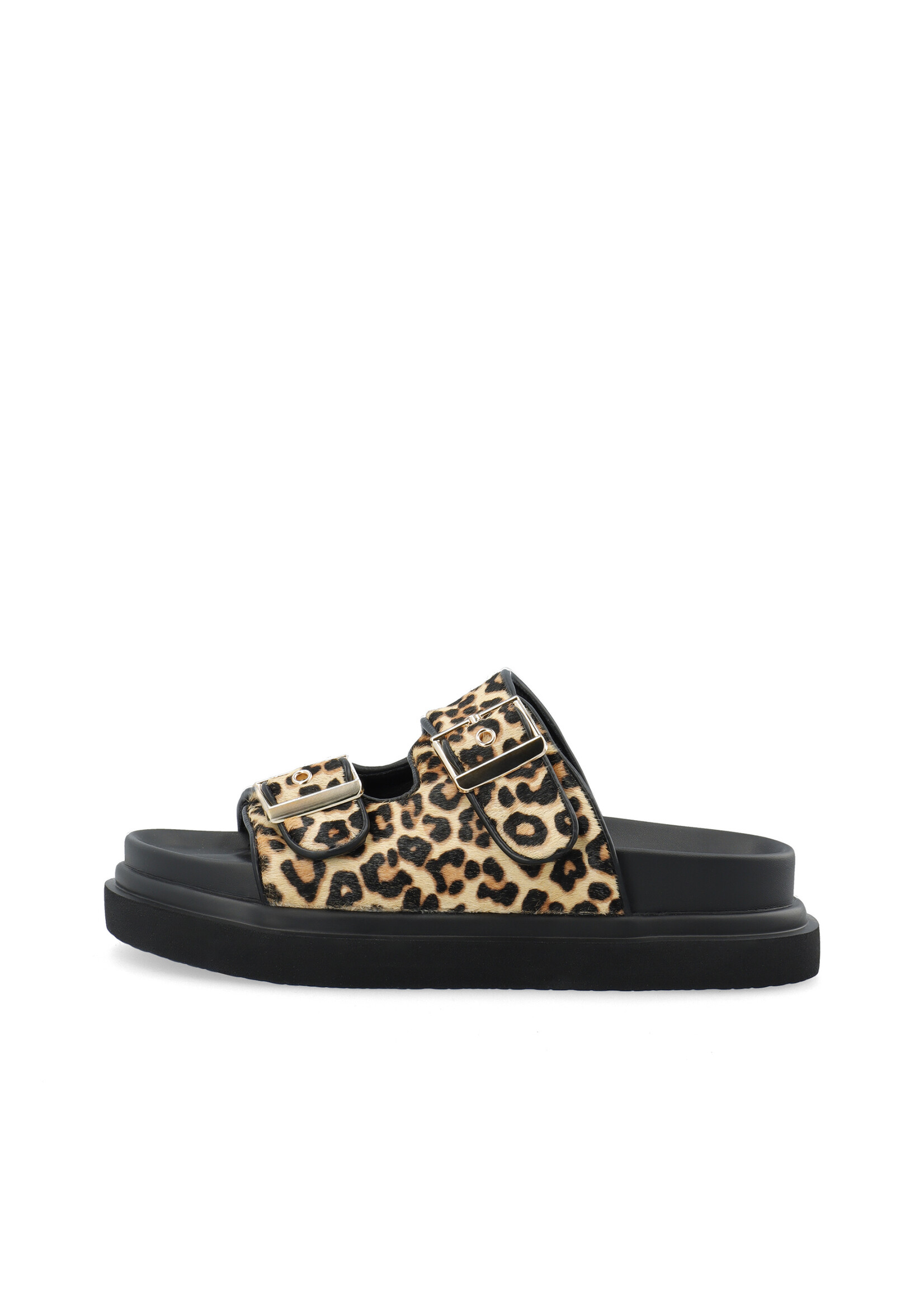 BIANCO BIAMILANO Buckle Slide Calf Hair - Leo
