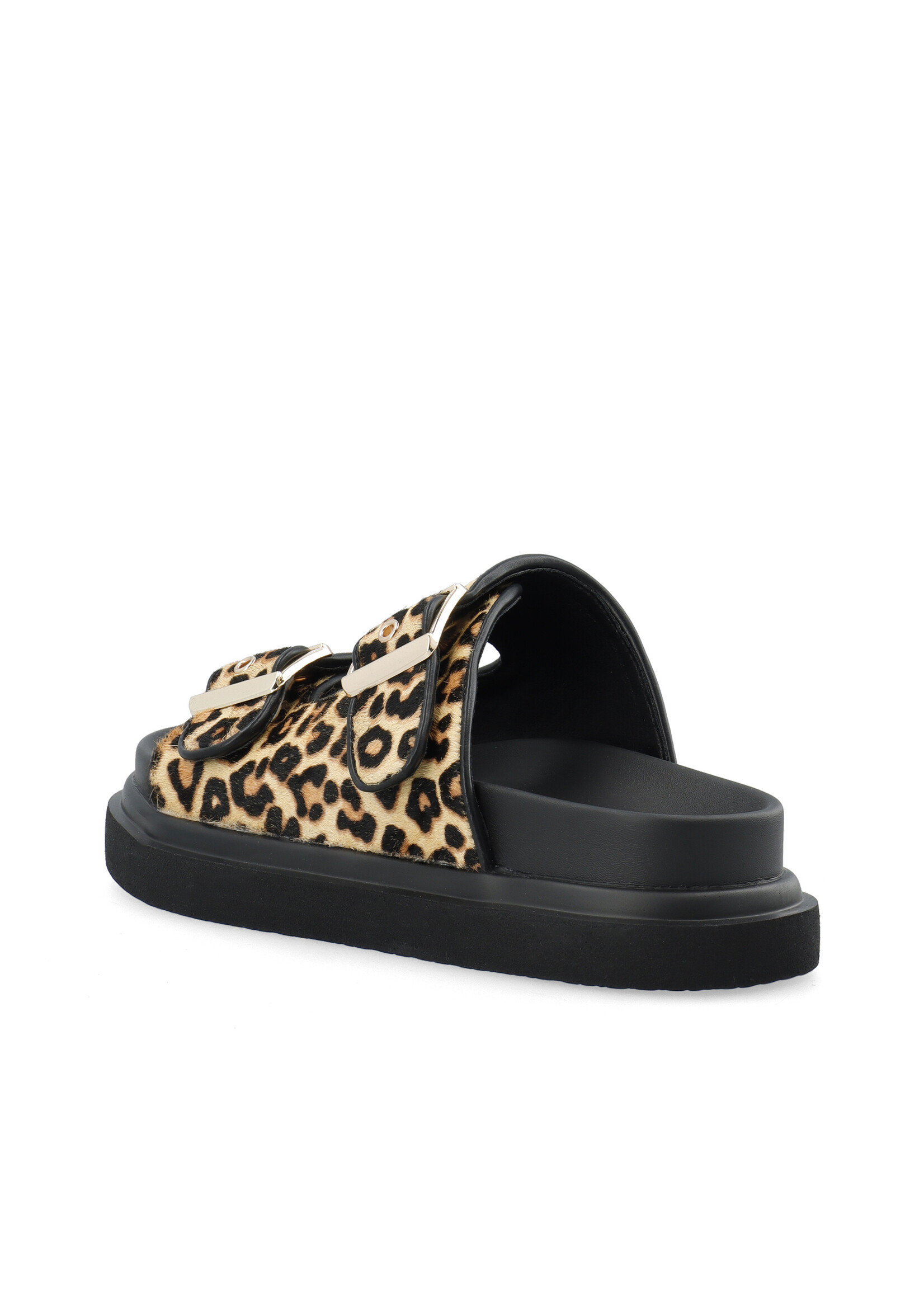 BIANCO BIAMILANO Buckle Slide Calf Hair - Leo
