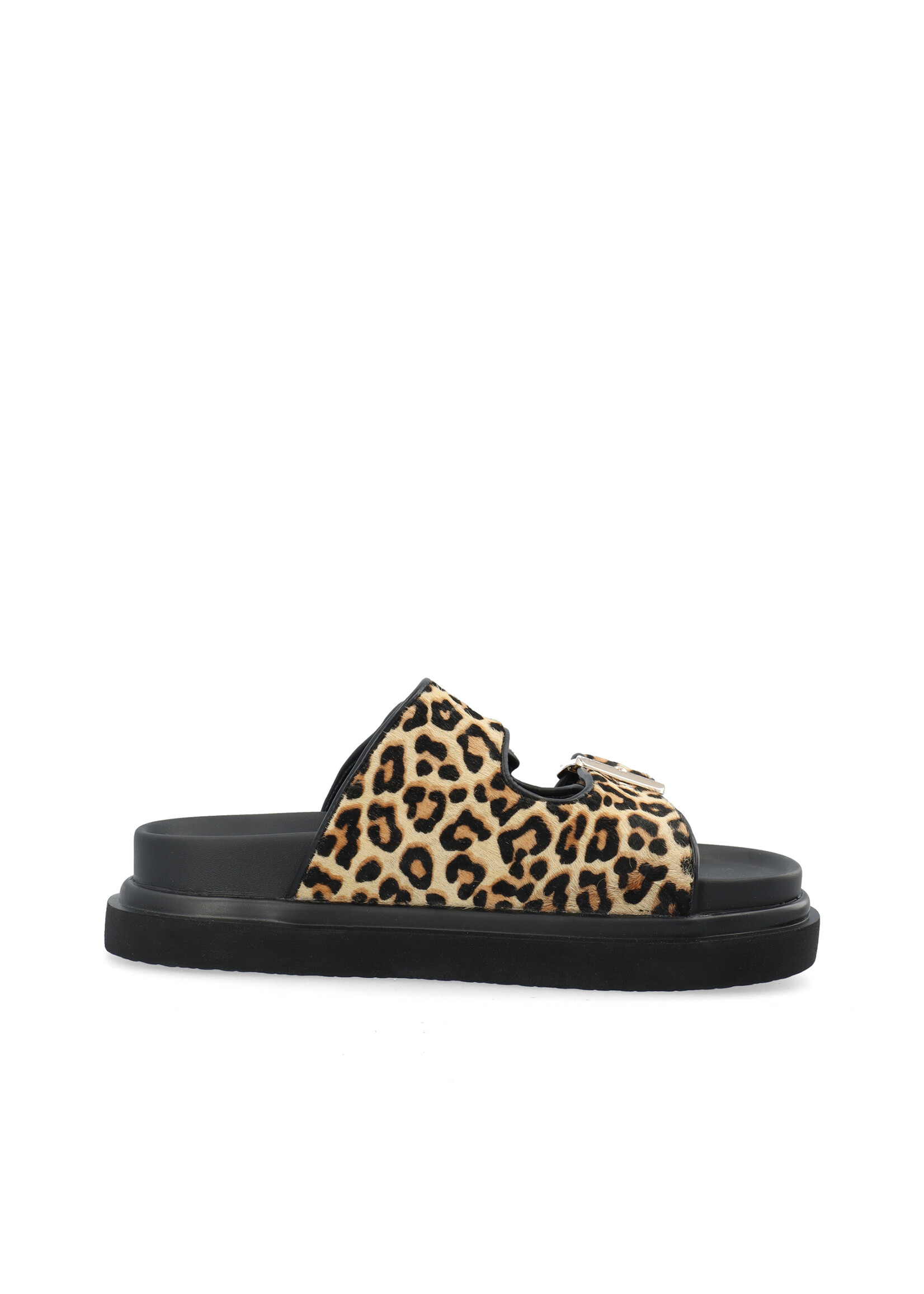 BIANCO BIAMILANO Buckle Slide Calf Hair - Leo