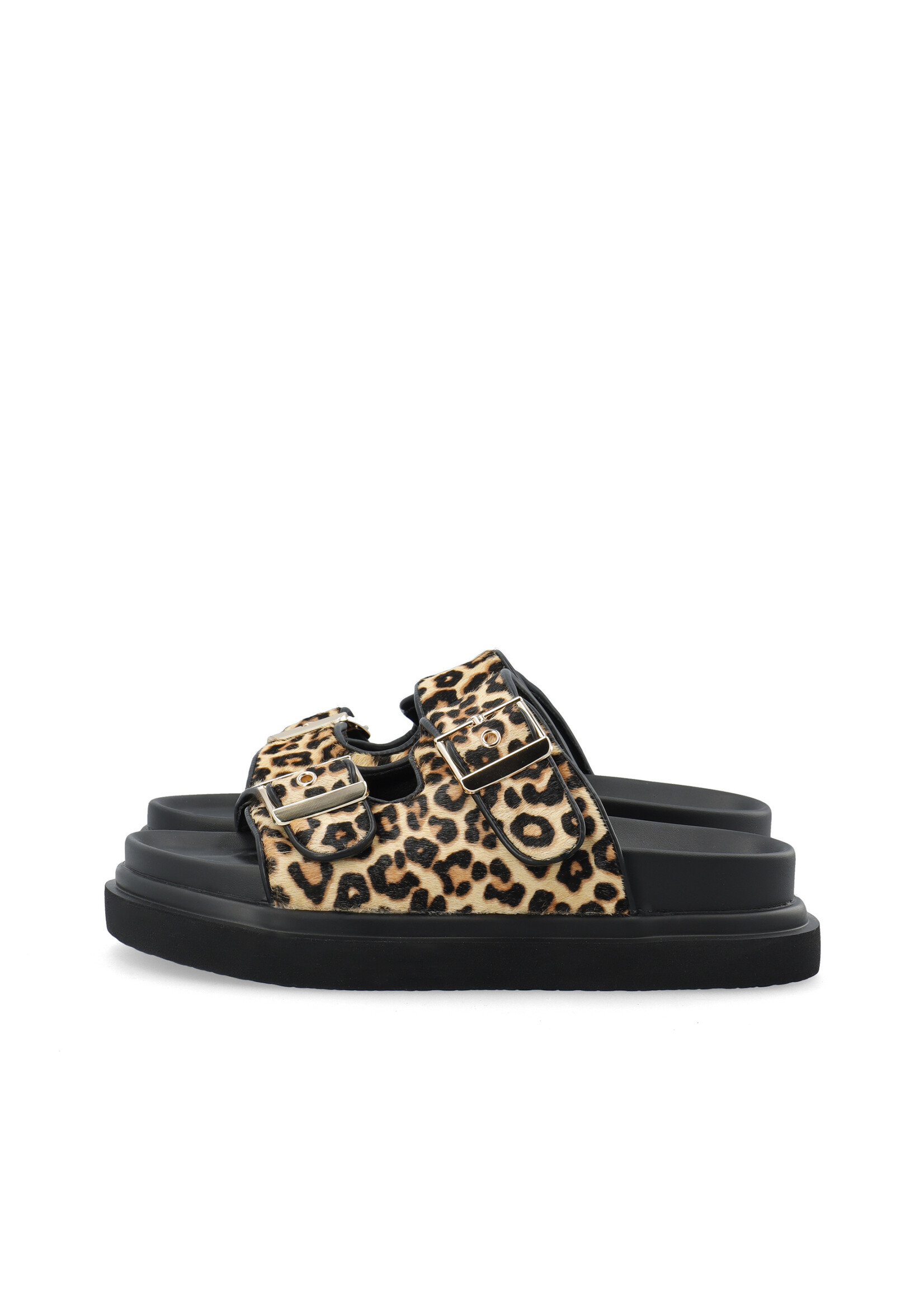 BIANCO BIAMILANO Buckle Slide Calf Hair - Leo