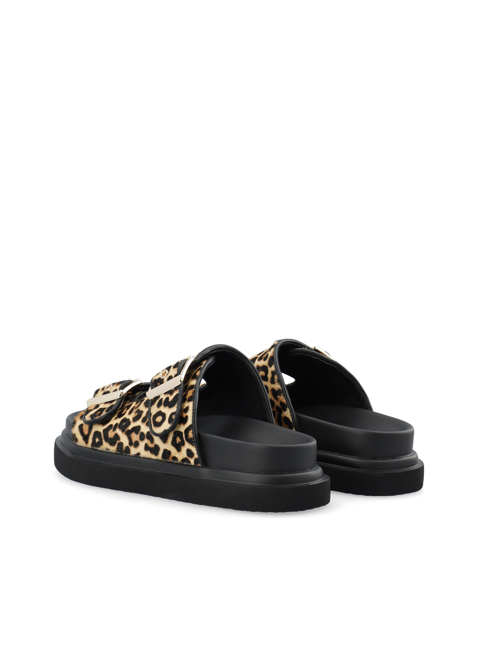 BIANCO BIAMILANO Buckle Slide Calf Hair - Leo