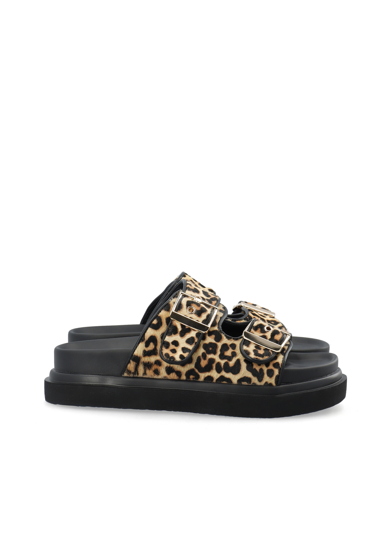BIANCO BIAMILANO Buckle Slide Calf Hair - Leo